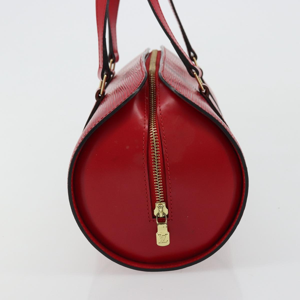 LOUIS VUITTON Epi Soufflot Hand Bag Red M52227 LV Auth 179175