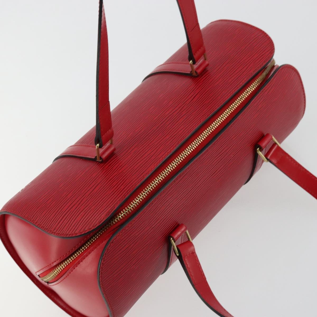 LOUIS VUITTON Epi Soufflot Hand Bag Red M52227 LV Auth 179175