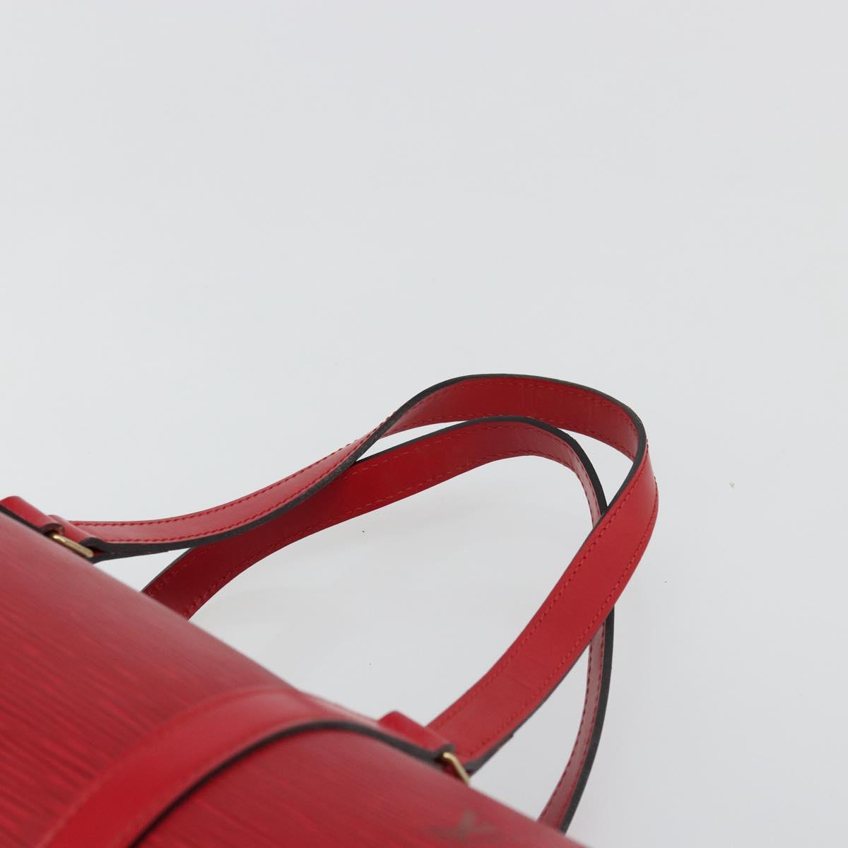 LOUIS VUITTON Epi Soufflot Hand Bag Red M52227 LV Auth 179175