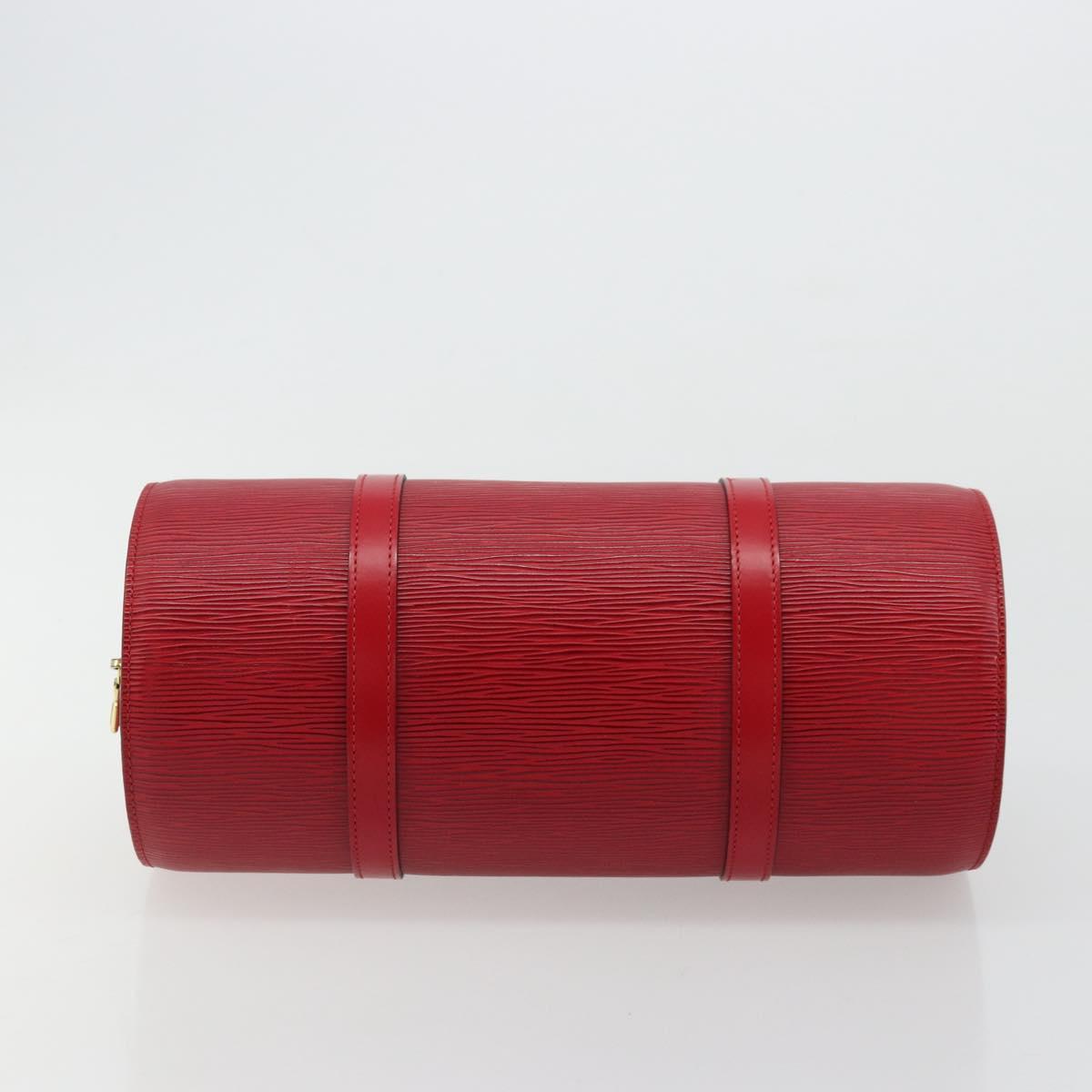 LOUIS VUITTON Epi Soufflot Hand Bag Red M52227 LV Auth 179175