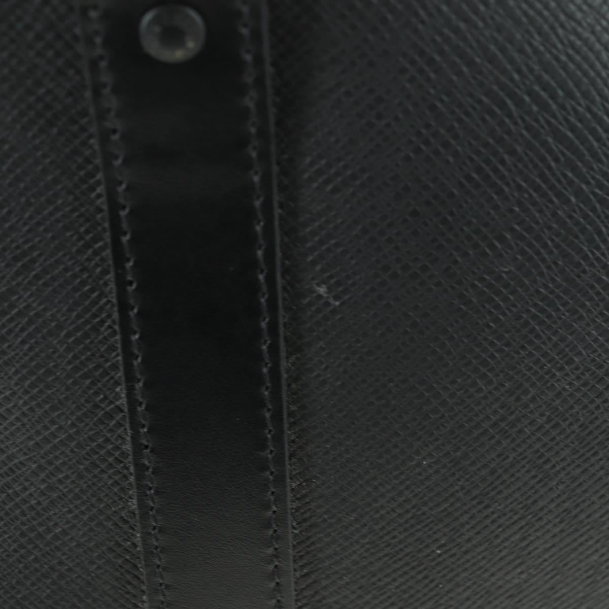 LOUIS VUITTON Taiga Rainbow Keepall Bandouliere 50 Bag Black M30345 Auth 179178V