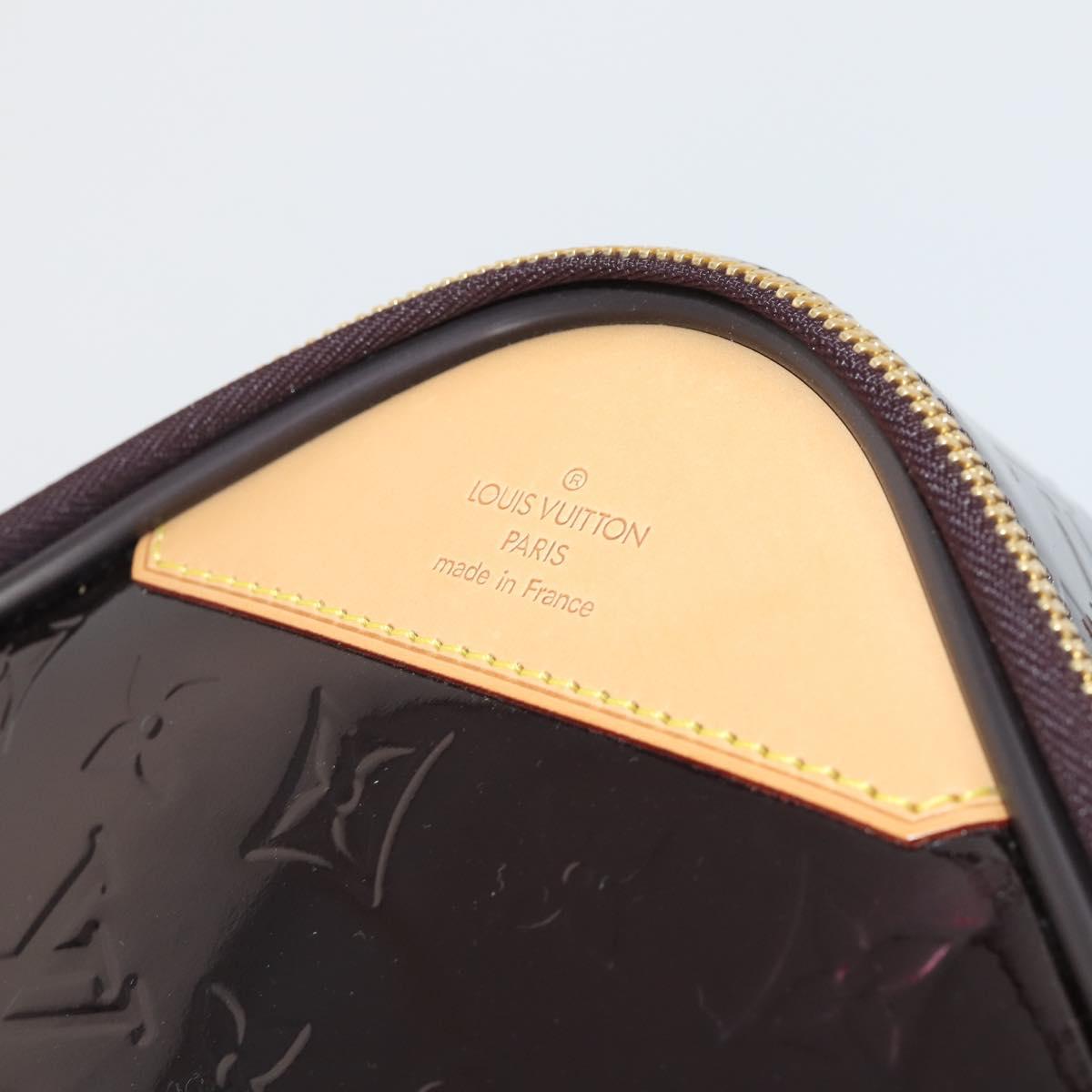 LOUIS VUITTON Monogram Vernis Pegas 45 Suitcase Amarante M91277 LV Auth 179182A