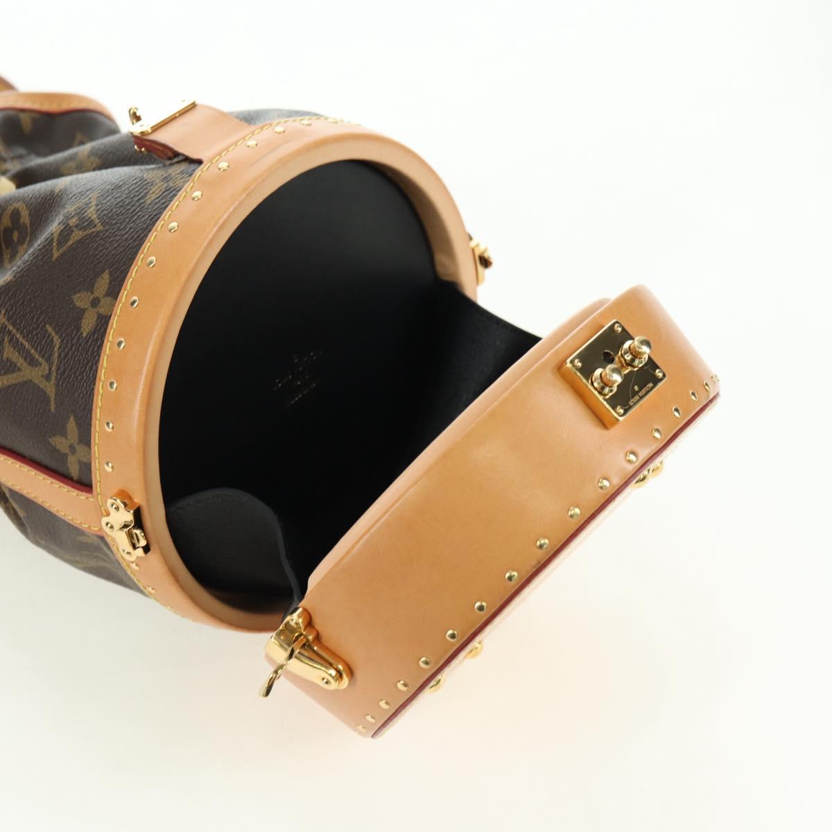 LOUIS VUITTON Monogram Petite Noé Trunk Hand Bag M43509 LV Auth 179184SV