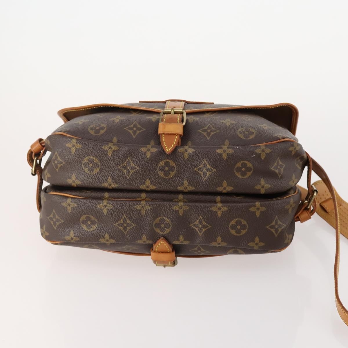 LOUIS VUITTON Monogram Saumur 30 Shoulder Bag M42256 LV Auth 179211A