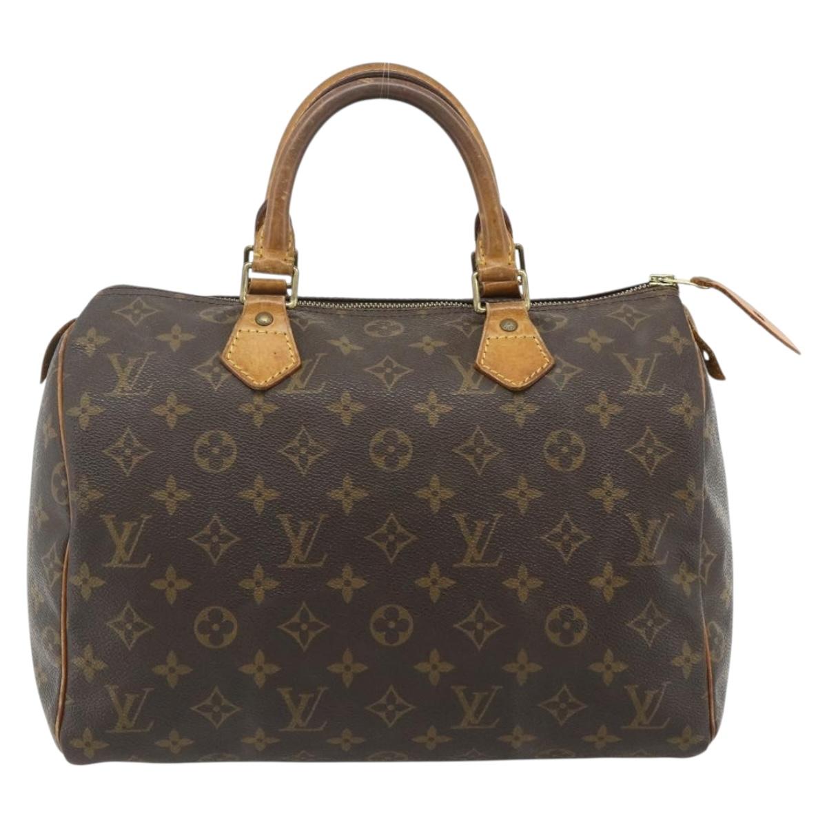 LOUIS VUITTON Monogram Speedy 30 Hand Bag M41526 LV Auth 179245A