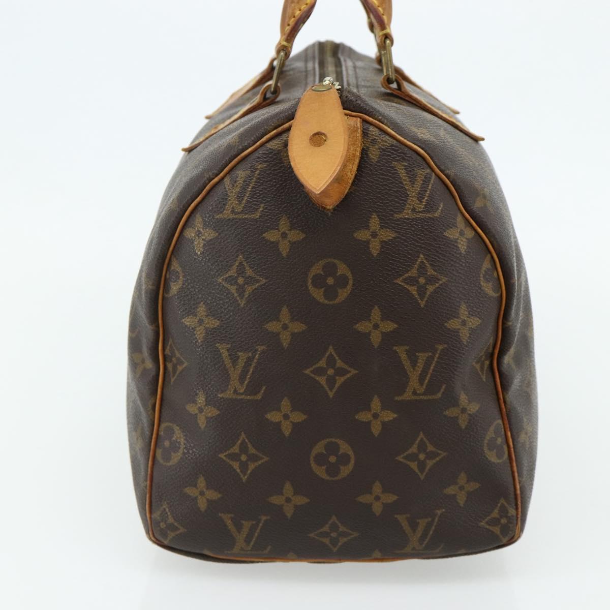 LOUIS VUITTON Monogram Speedy 30 Hand Bag M41526 LV Auth 179245A