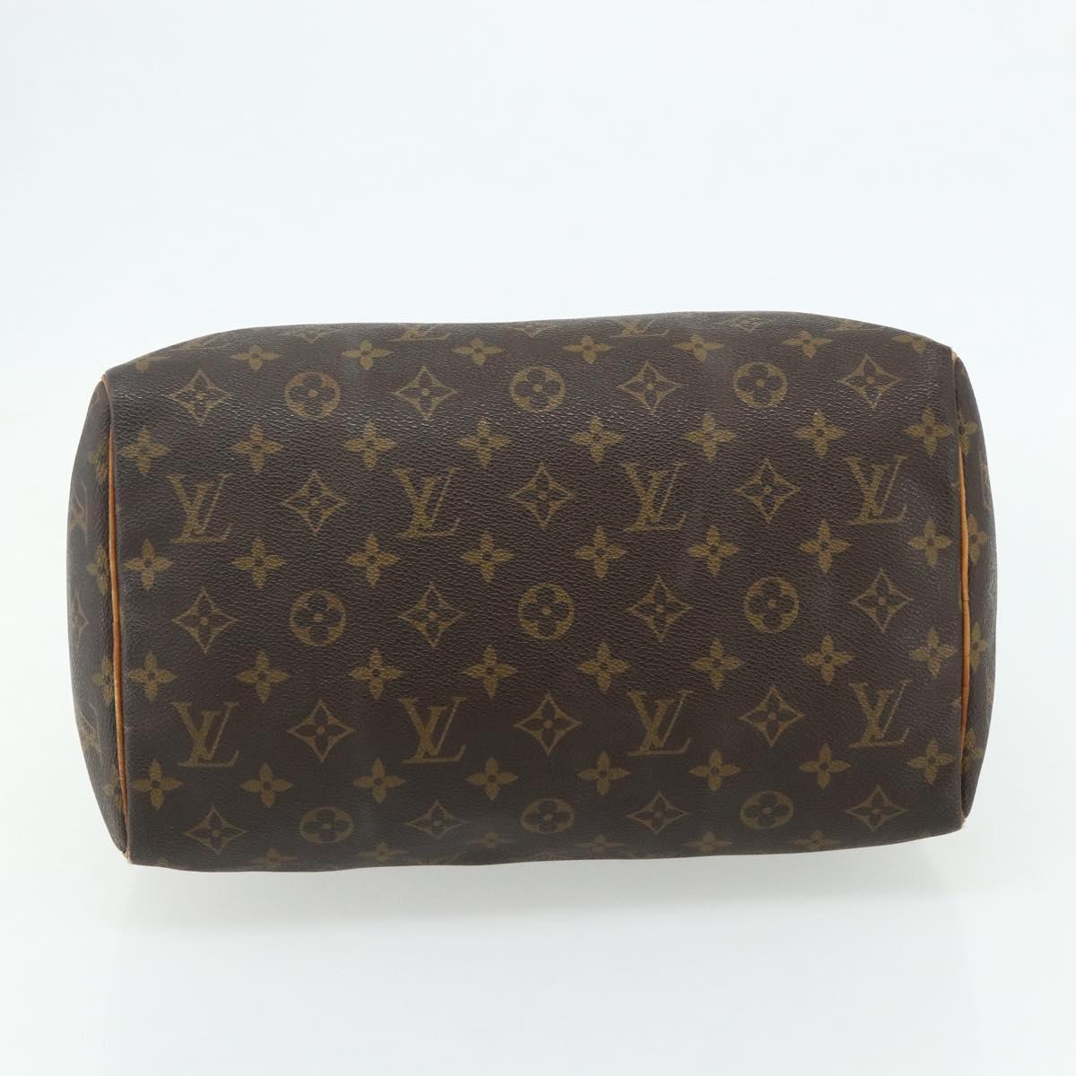 LOUIS VUITTON Monogram Speedy 30 Hand Bag M41526 LV Auth 179245A