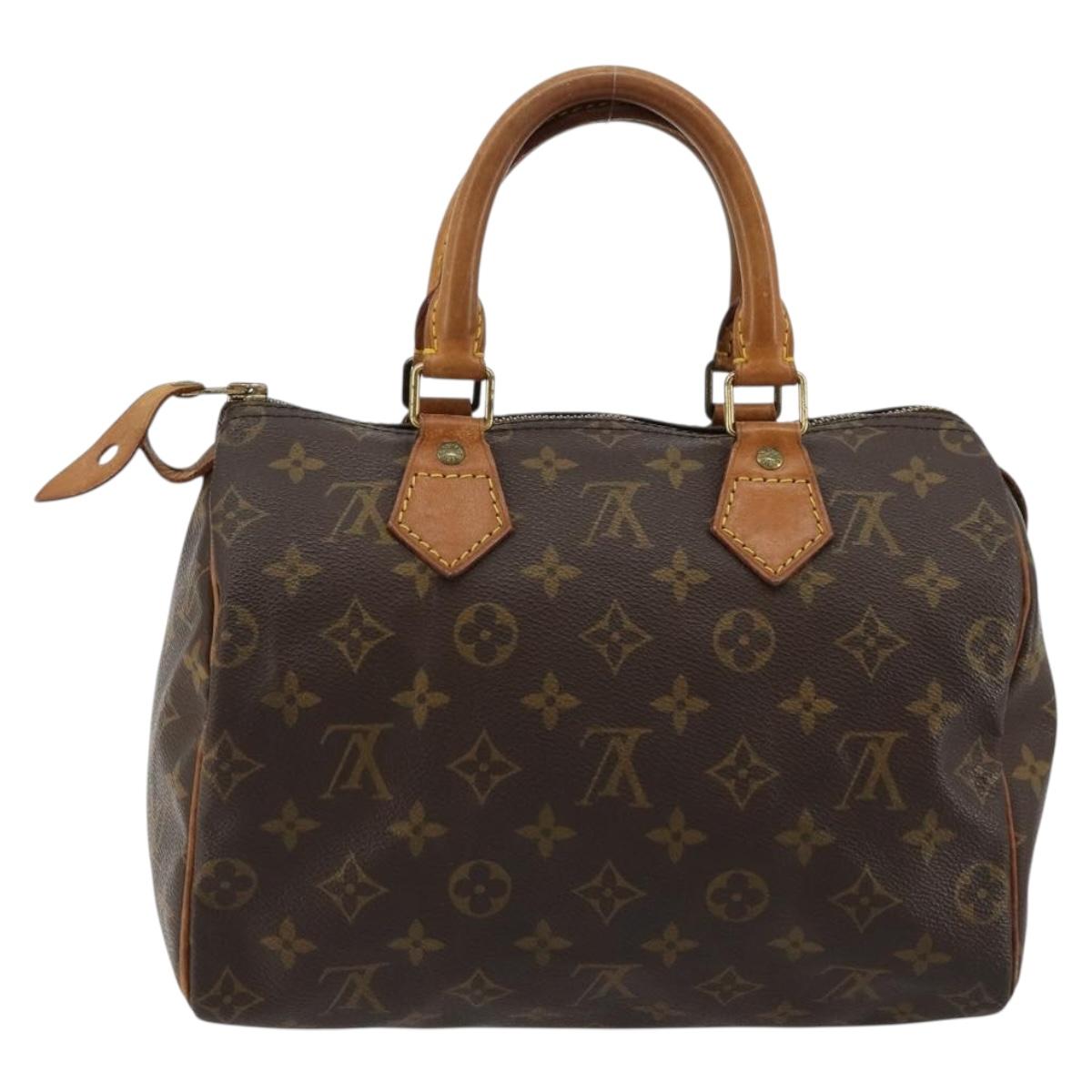 LOUIS VUITTON Monogram Speedy 25 Hand Bag M41528 LV Auth 179246A