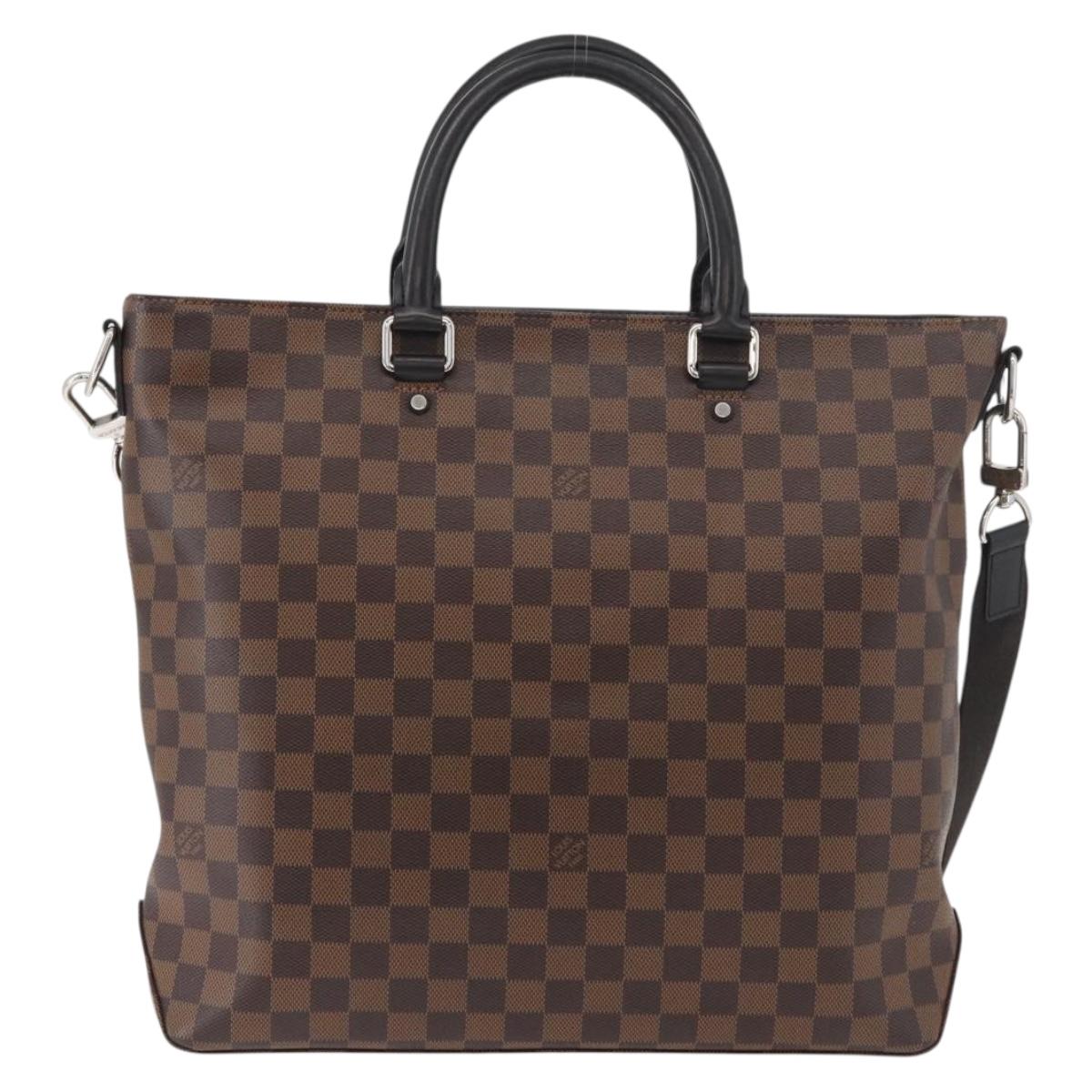 LOUIS VUITTON Damier Ebene jake tote Tote Bag N41559 LV Auth 179270A