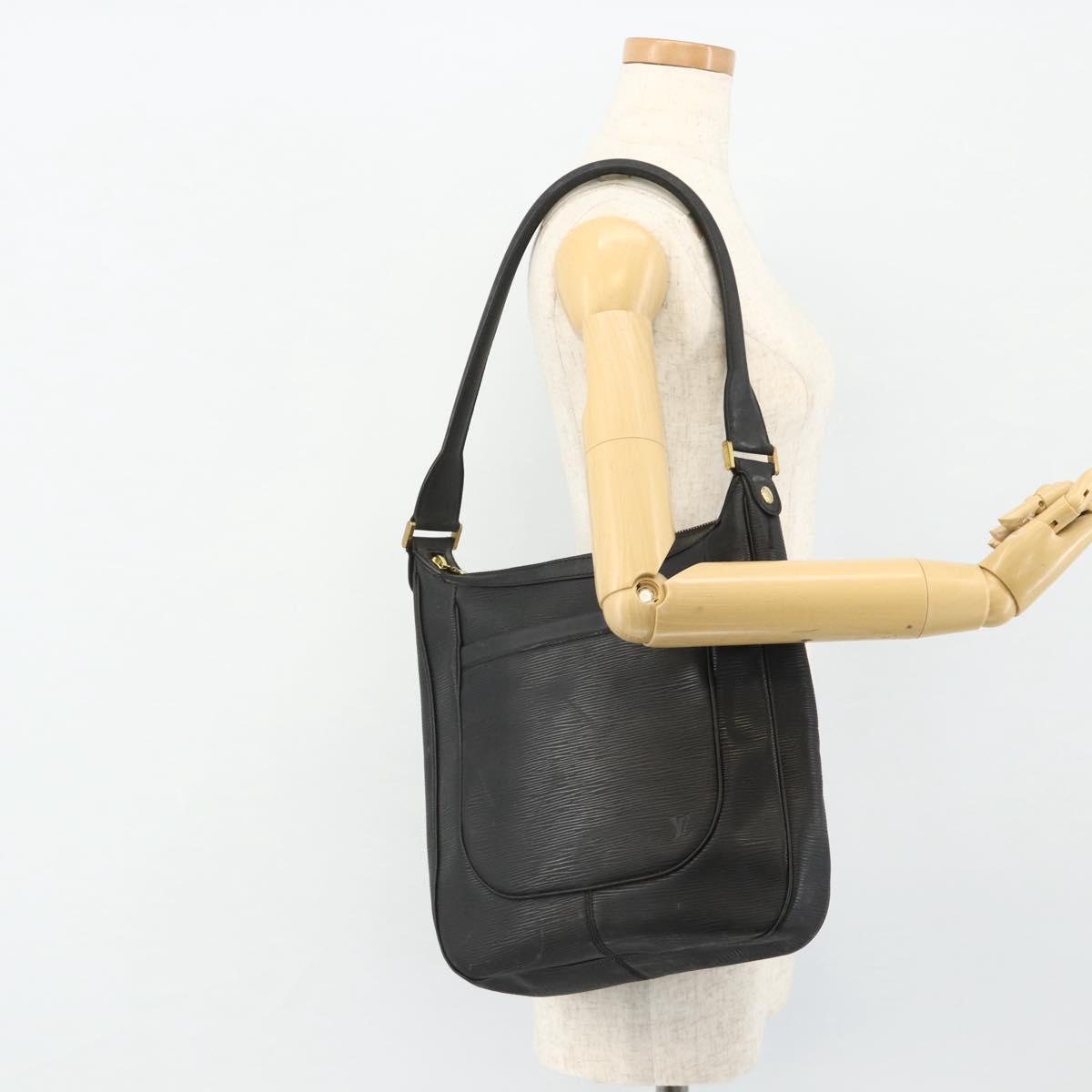 LOUIS VUITTON Epi Mazzie Shoulder Bag Black M58972 LV Auth 179293