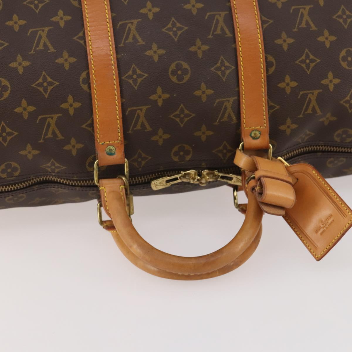 LOUIS VUITTON Monogram Keepall 50 Boston Bag M41426 LV Auth 179299A