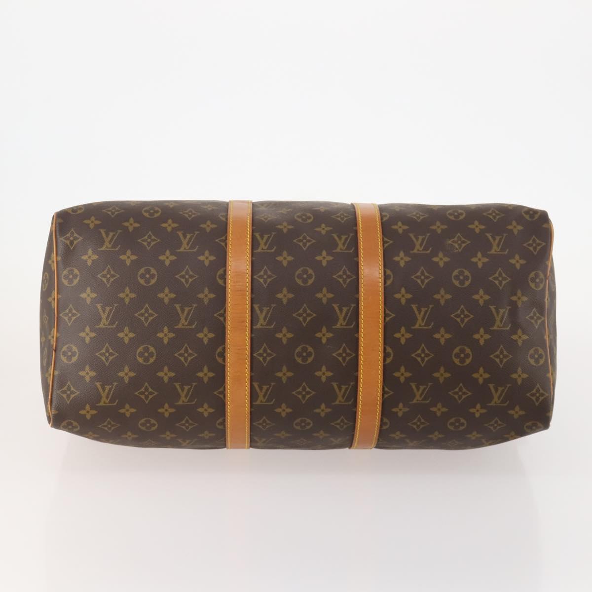 LOUIS VUITTON Monogram Keepall 50 Boston Bag M41426 LV Auth 179299A