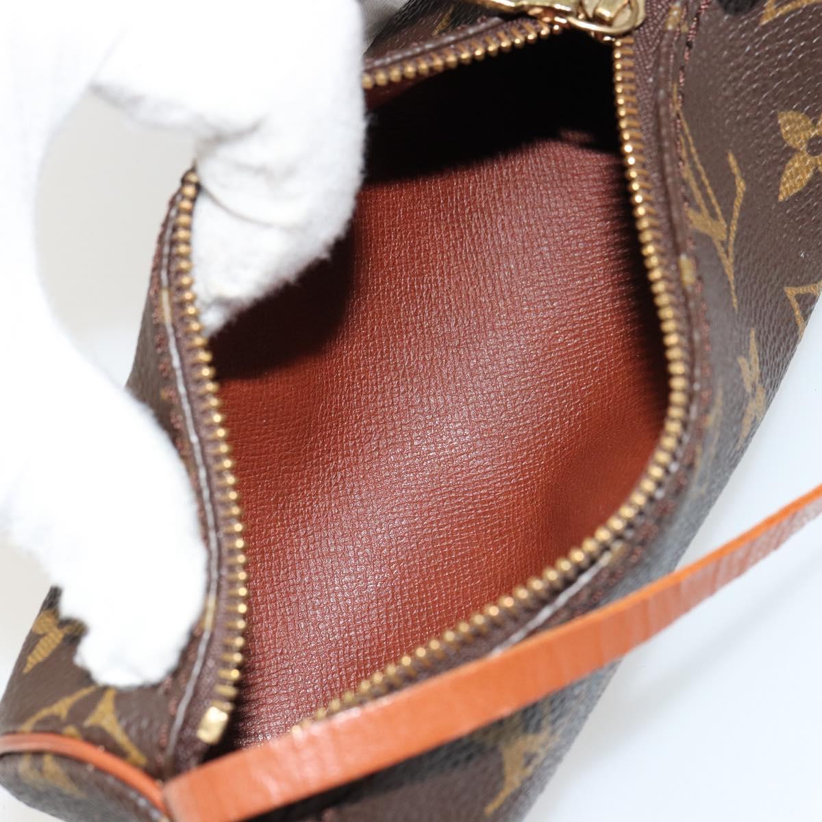 LOUIS VUITTON Monogram Papillon Pouch LV Auth 179300A