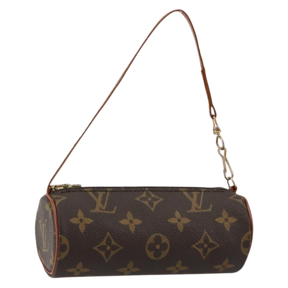 LOUIS VUITTON Monogram Papillon Pouch LV Auth 179300A
