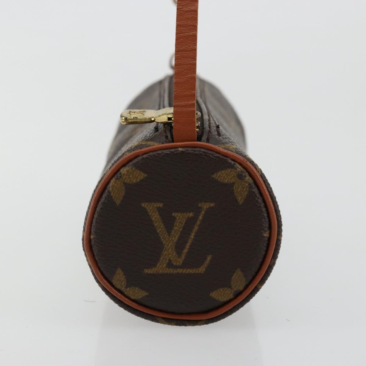 LOUIS VUITTON Monogram Papillon Pouch LV Auth 179300A
