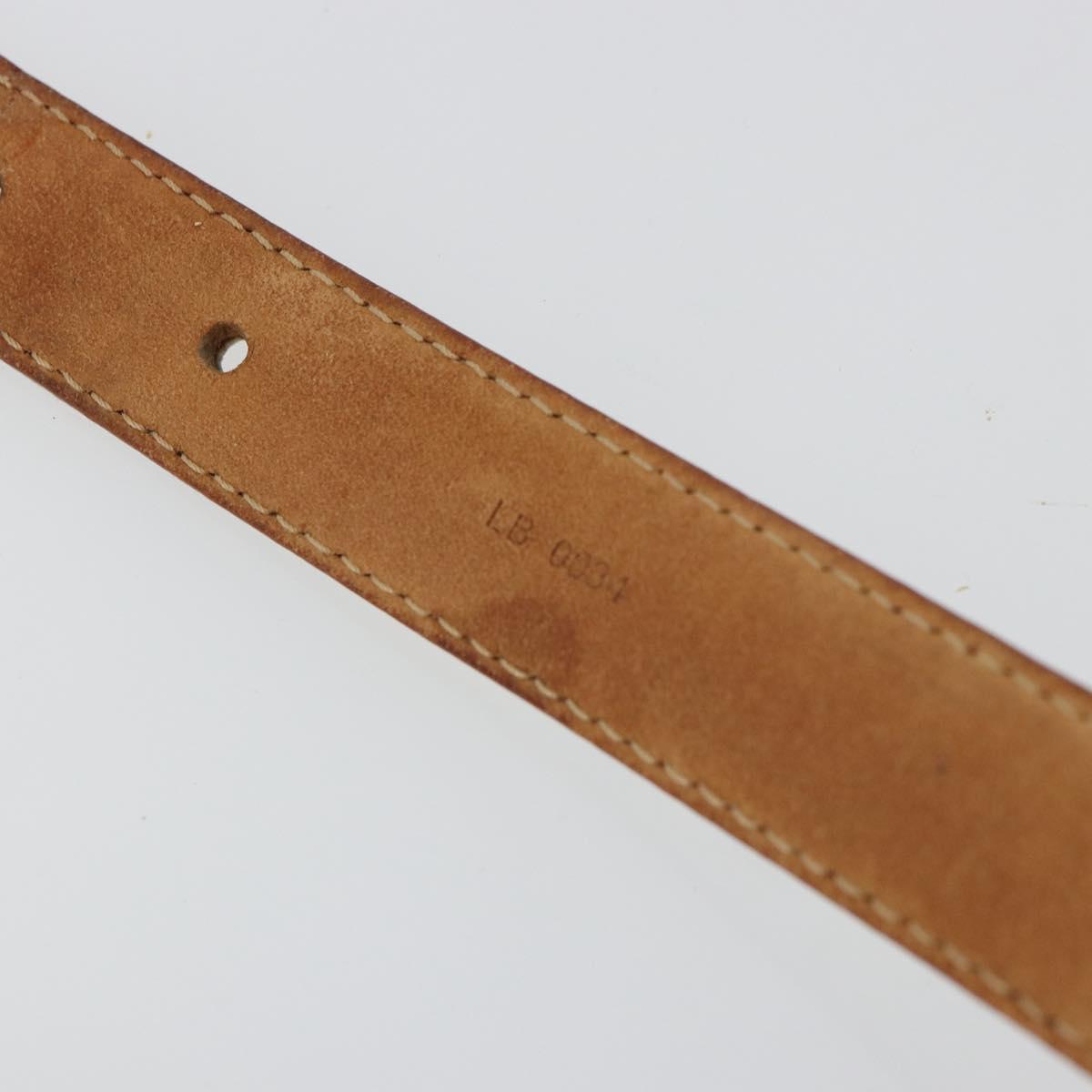 LOUIS VUITTON Monogram Multicolor Ceinture Care Belt White M9272W LV Auth 179316