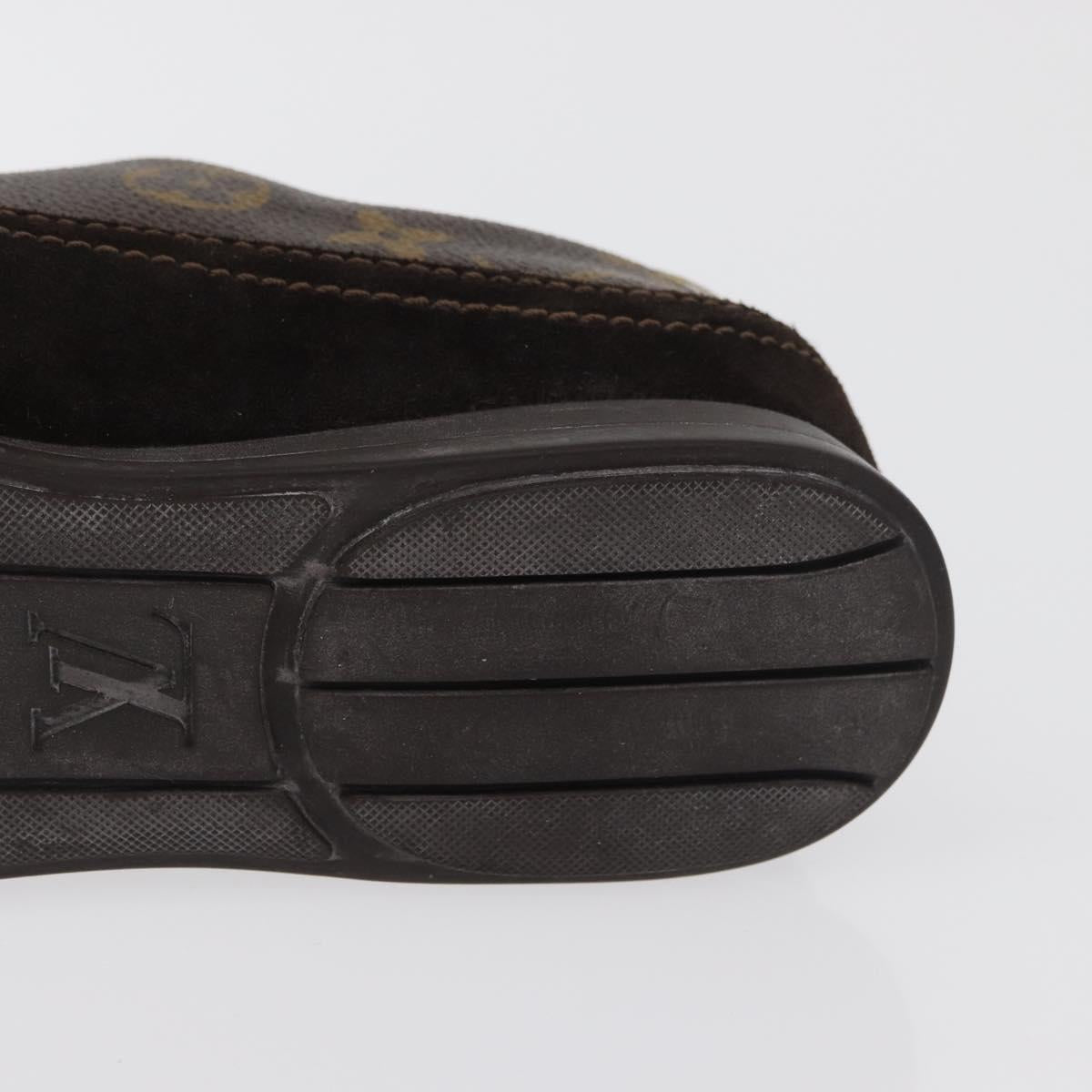 LOUIS VUITTON Monogram Loafers LV Auth 179327A