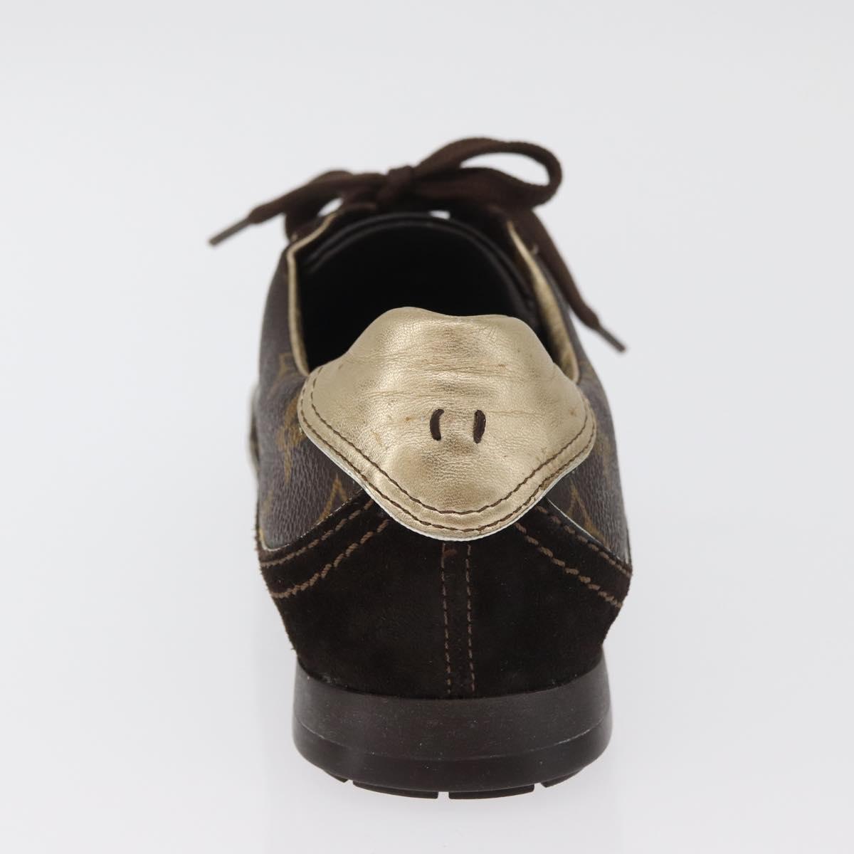 LOUIS VUITTON Monogram Loafers LV Auth 179327A