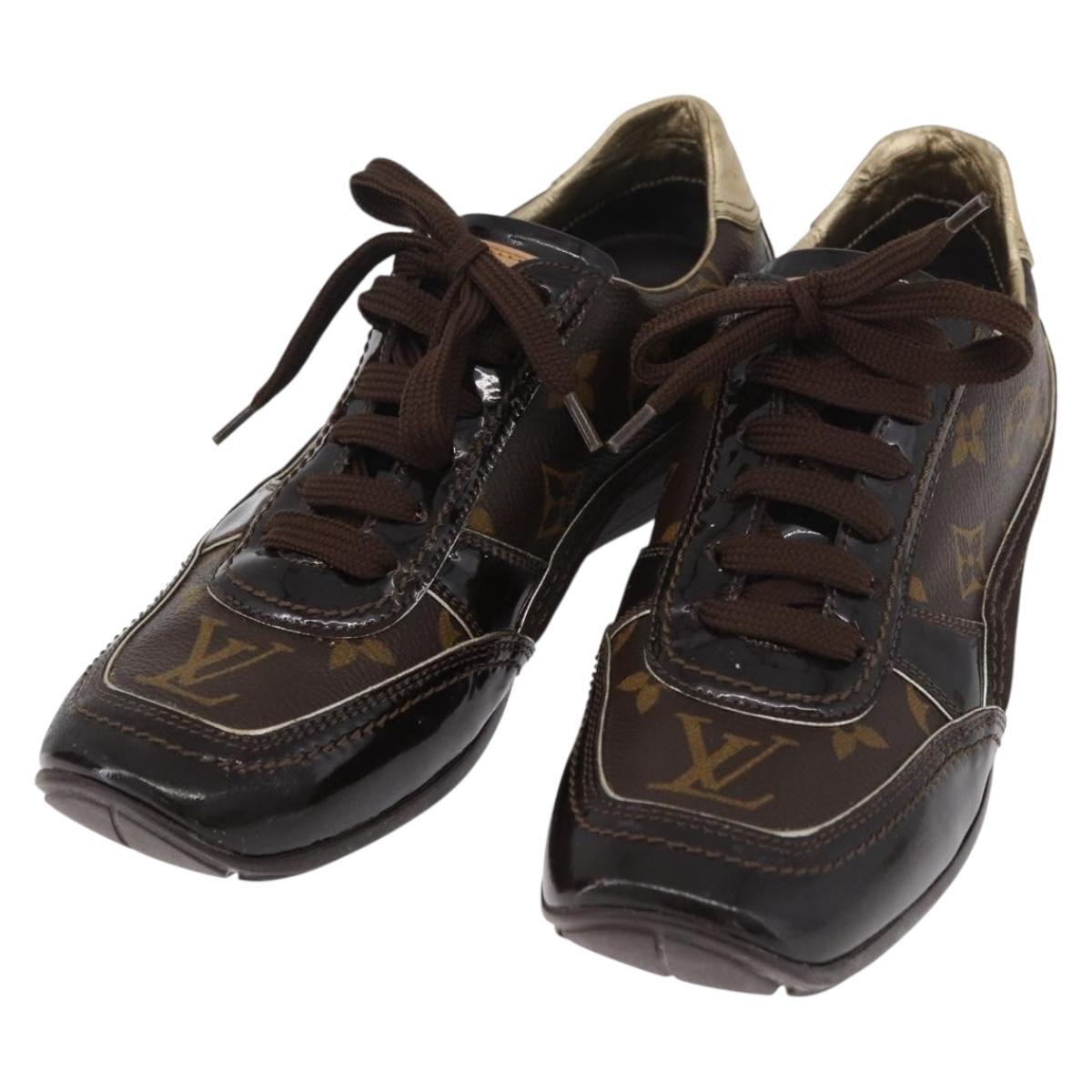 LOUIS VUITTON Monogram Loafers LV Auth 179327A