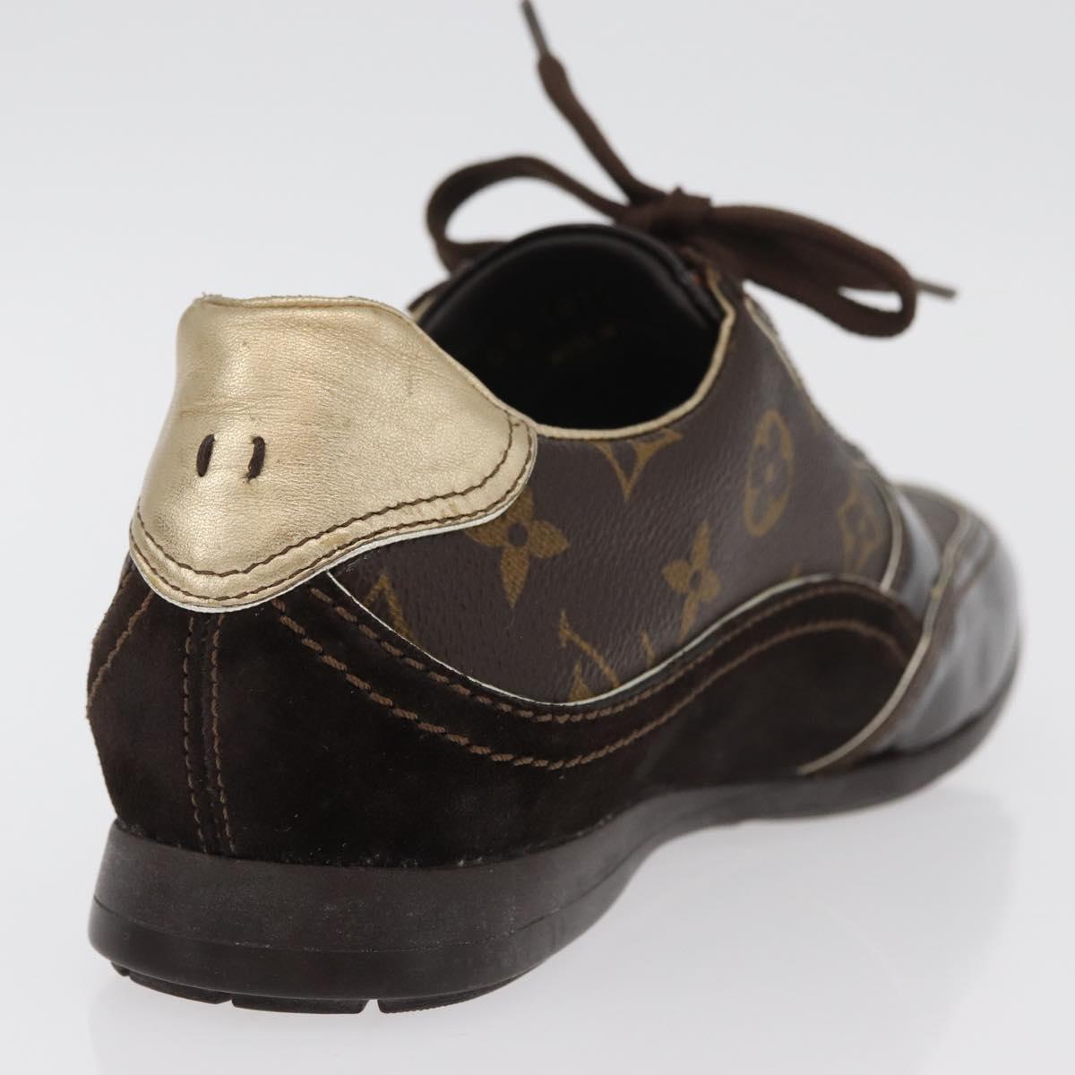 LOUIS VUITTON Monogram Loafers LV Auth 179327A