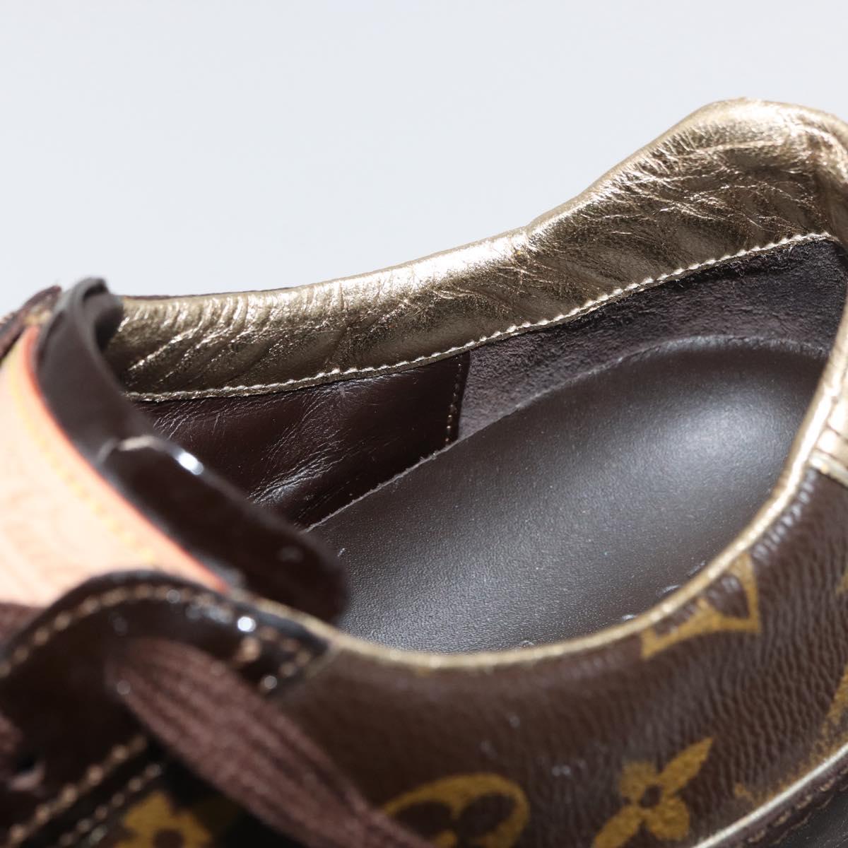 LOUIS VUITTON Monogram Loafers LV Auth 179327A