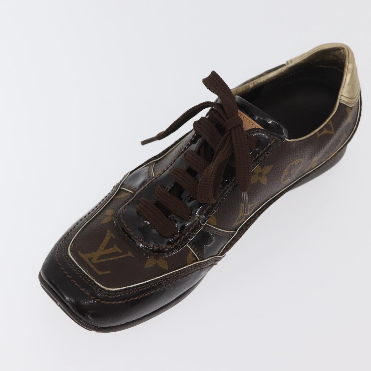 LOUIS VUITTON Monogram Loafers LV Auth 179327A