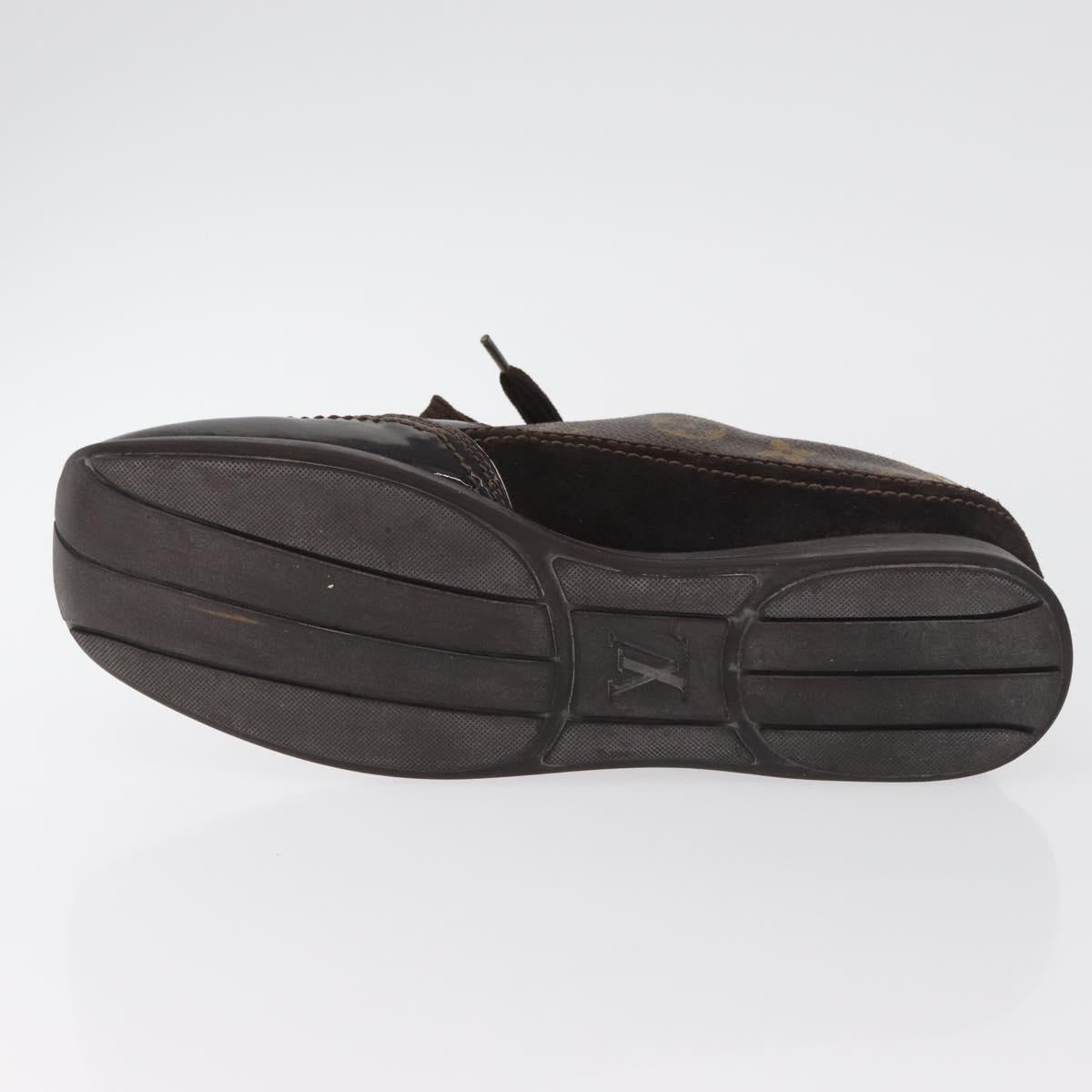 LOUIS VUITTON Monogram Loafers LV Auth 179327A
