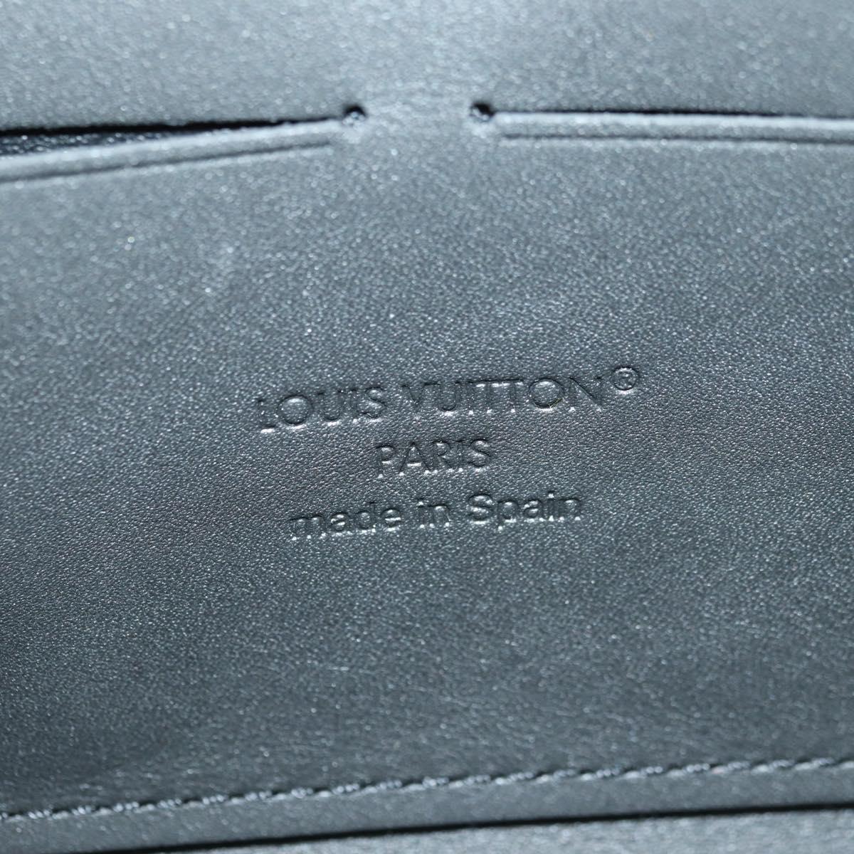 LOUIS VUITTON Empreinte Zippy Wallet Horizontal Wallet Black M11721 Auth 179337M