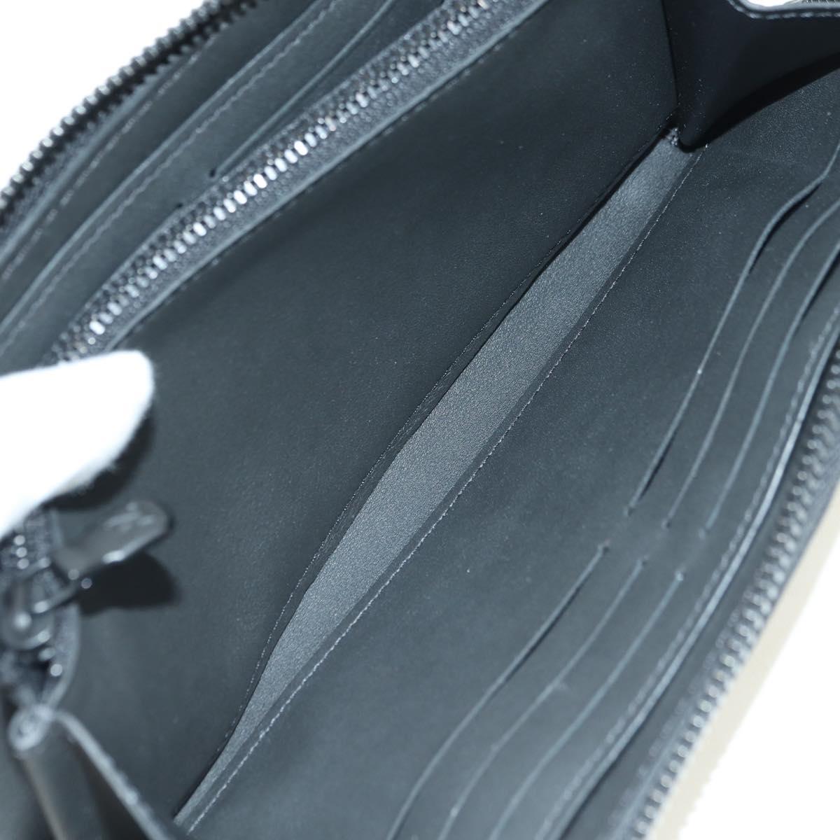 LOUIS VUITTON Empreinte Zippy Wallet Horizontal Wallet Black M11721 Auth 179337M