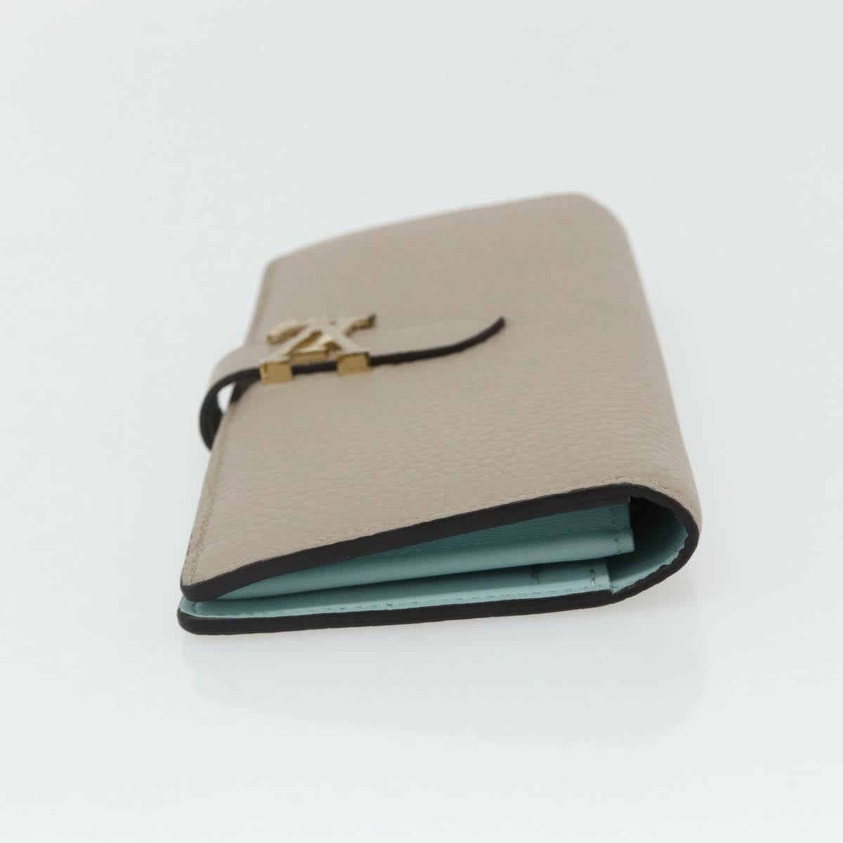 LOUIS VUITTON Capucines LV Vertical Wallet Taurillon Galle M81367 Auth 179342A