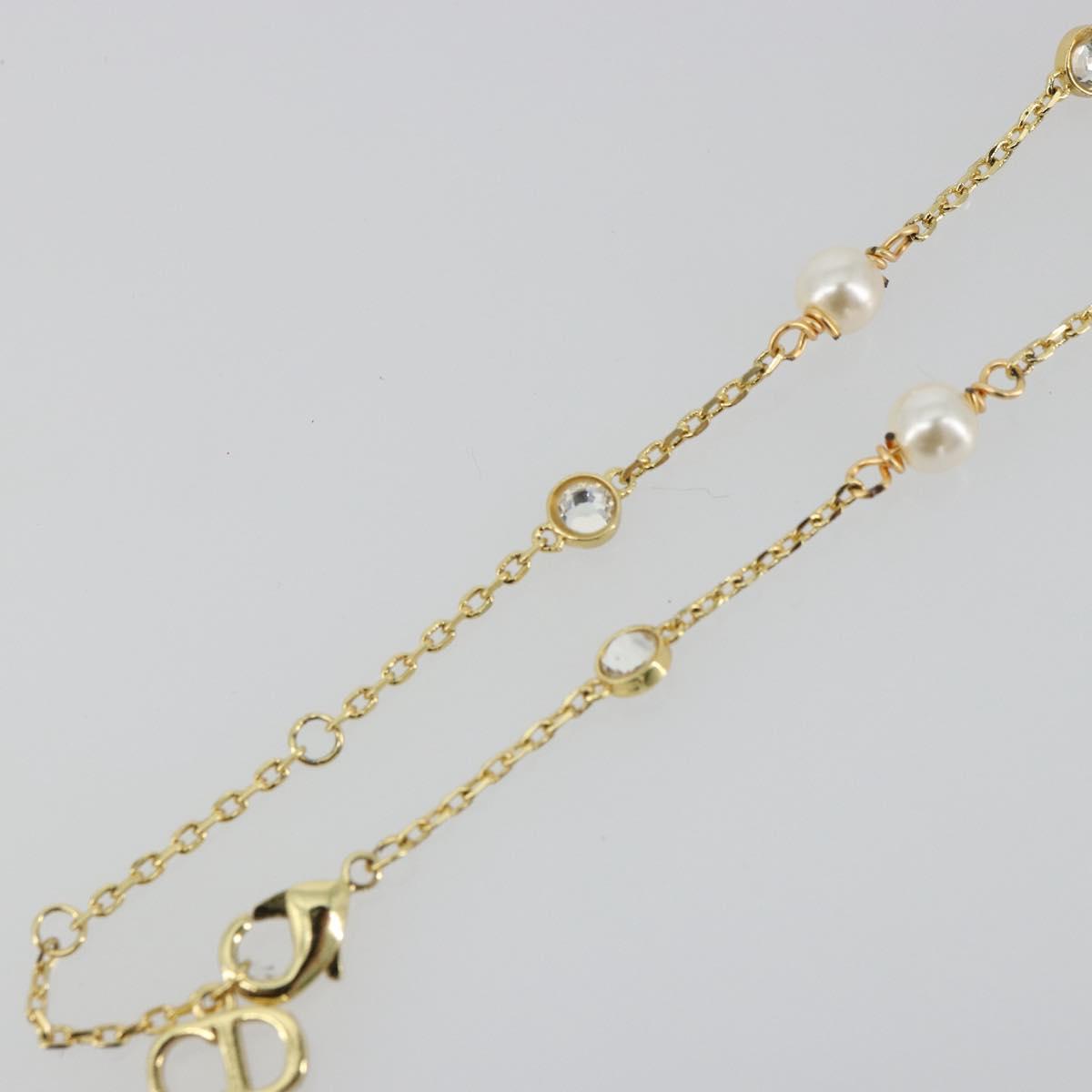 Christian Dior Bracelet metal Gold Auth 179358A