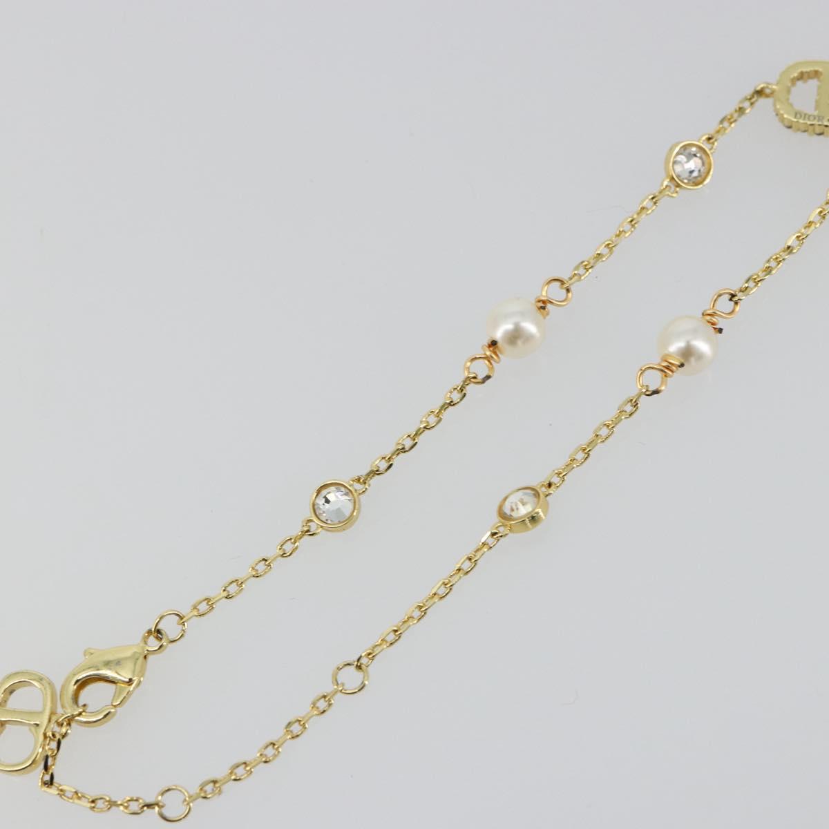 Christian Dior Bracelet metal Gold Auth 179358A
