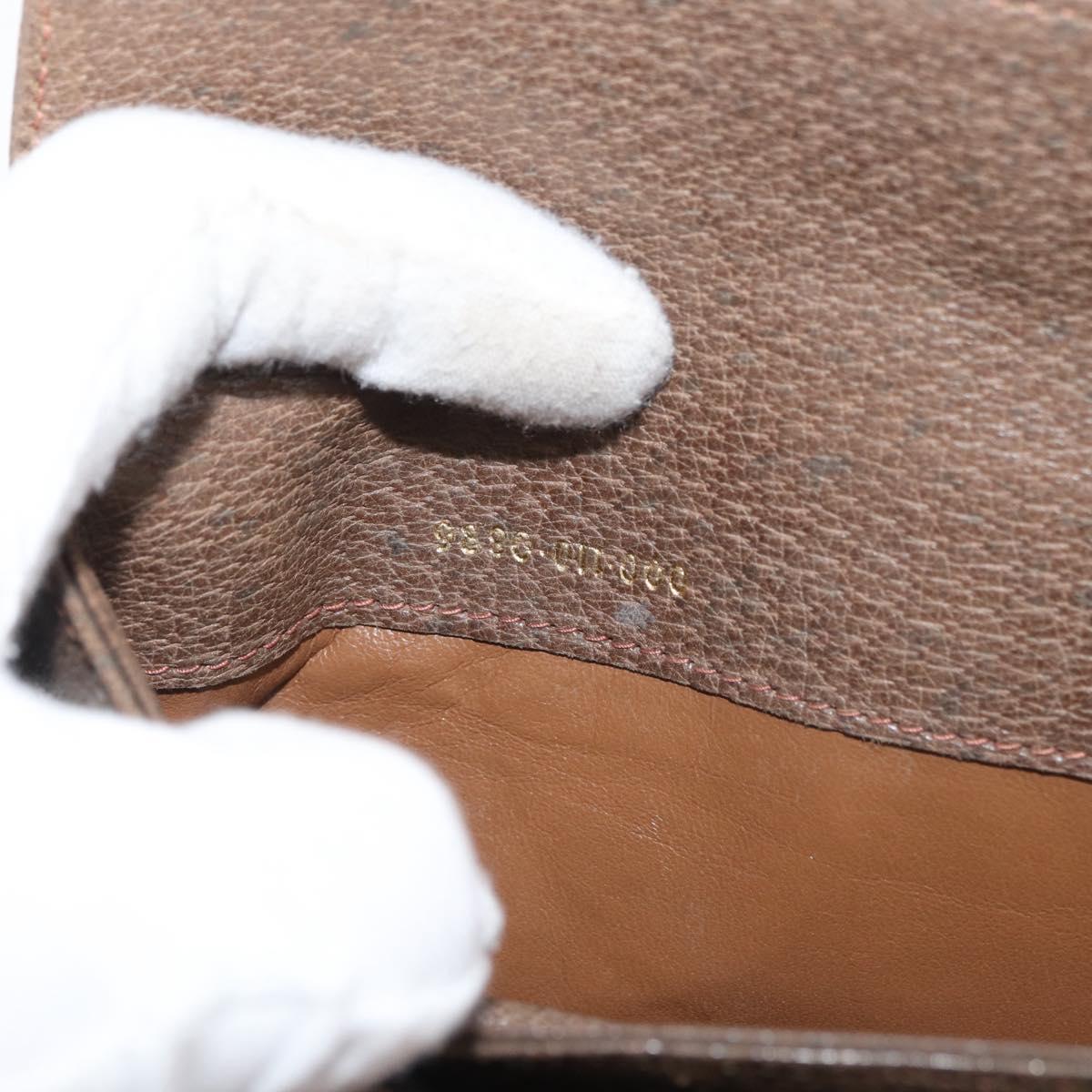 GUCCI Shoulder Bag Leather Brown Gold 000 110 0886 Auth 179377