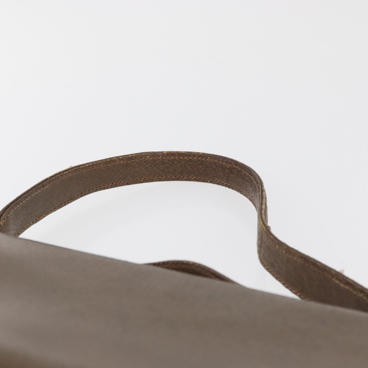 GUCCI Shoulder Bag Leather Brown Gold 000 110 0886 Auth 179377