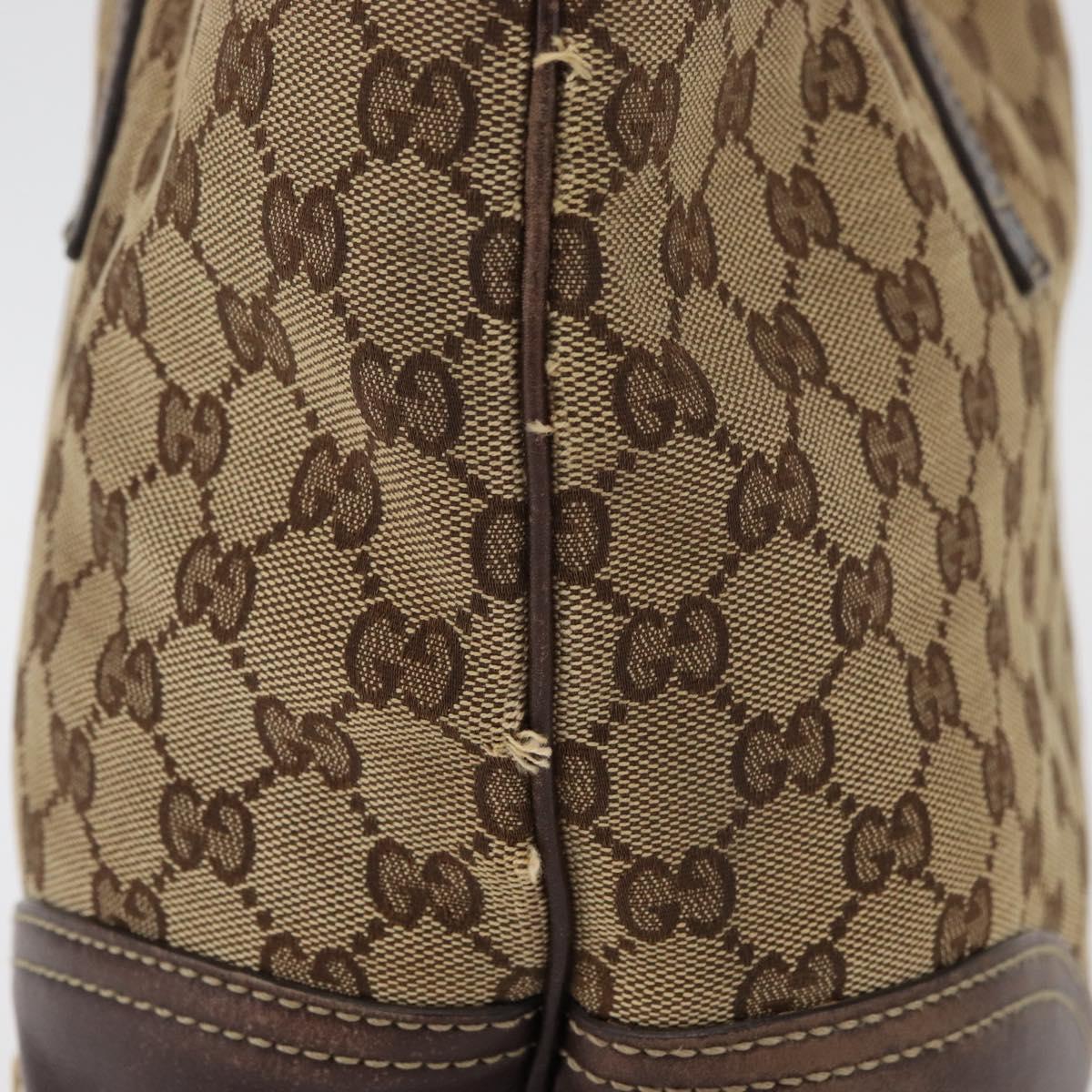 GUCCI GG Canvas Abbey Tote Bag Beige Gold 169946 Auth 179393