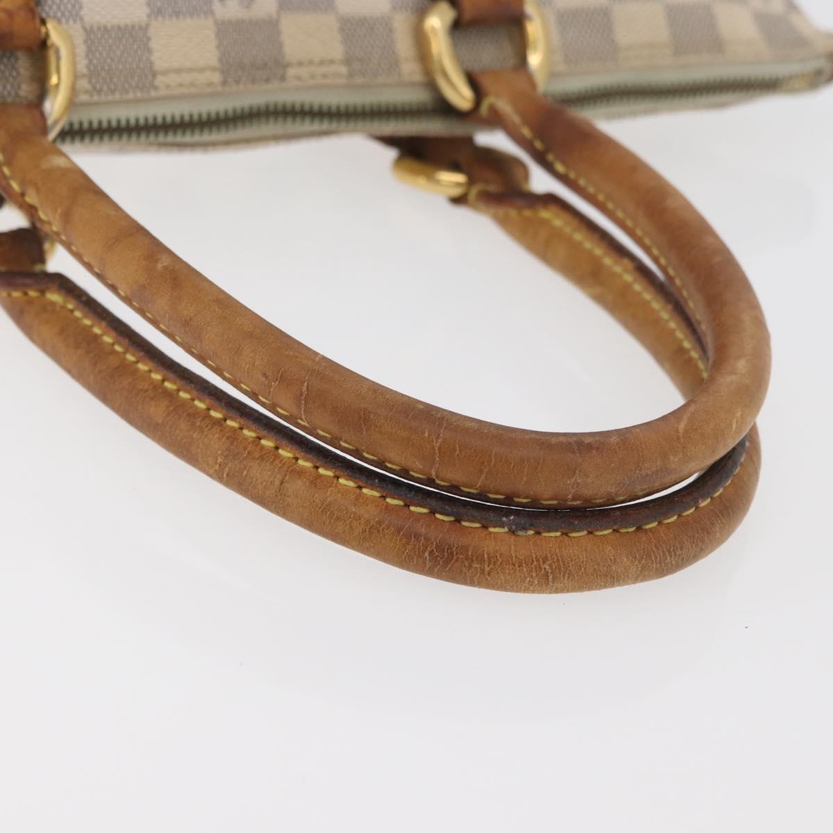LOUIS VUITTON Damier Azur Saleya PM Tote Bag N51186 LV Auth 179397