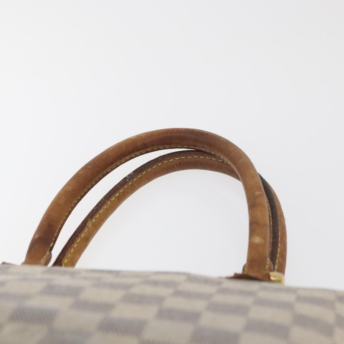 LOUIS VUITTON Damier Azur Saleya PM Tote Bag N51186 LV Auth 179397