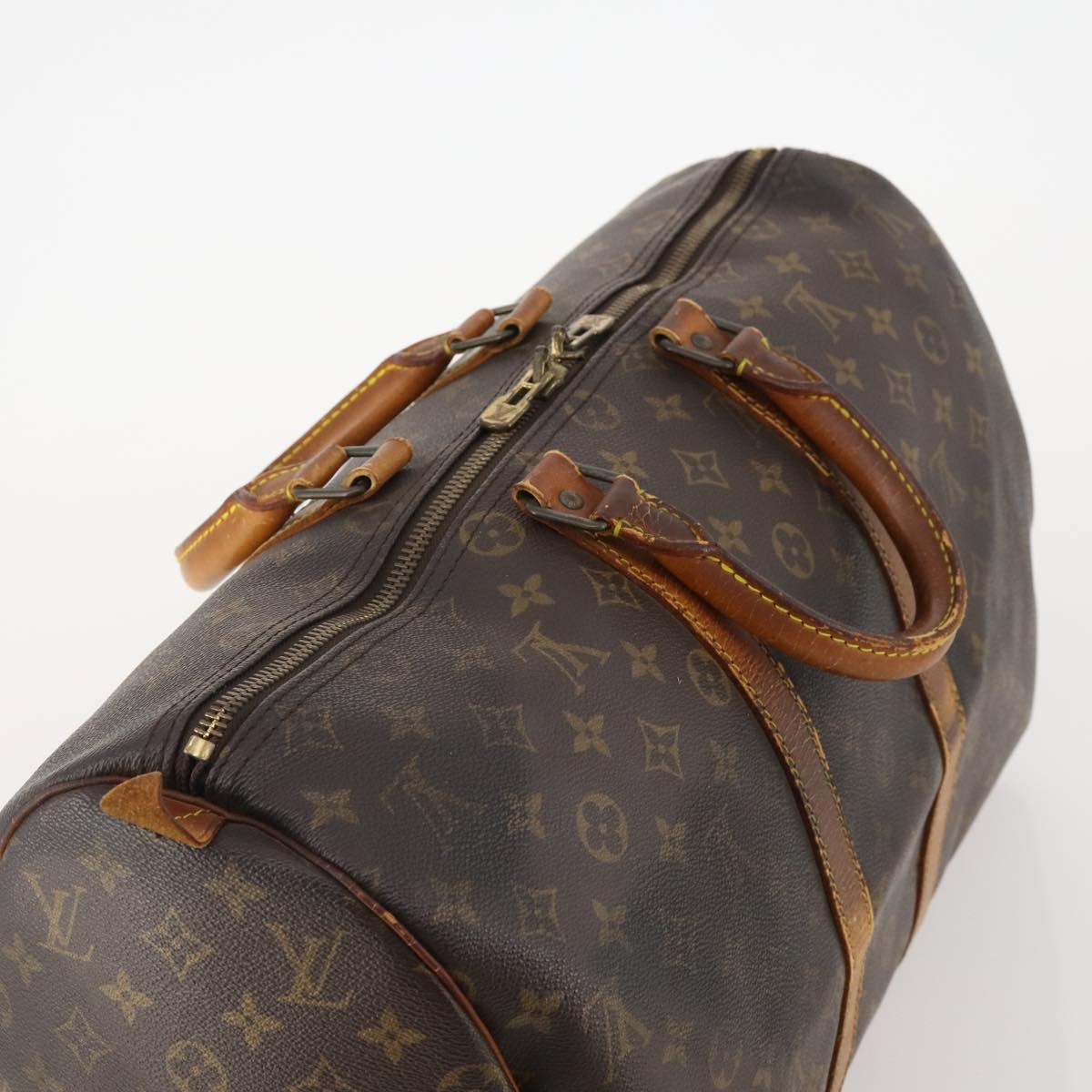 LOUIS VUITTON Monogram Keepall 45 Boston Bag M41428 LV Auth 179405
