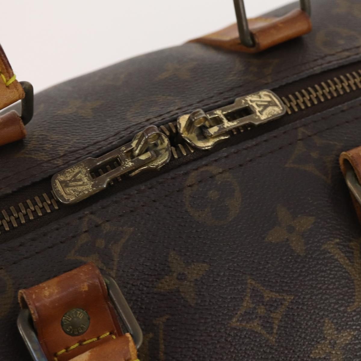 LOUIS VUITTON Monogram Keepall Bandouliere 45 Boston Bag M41418 LV Auth 179409