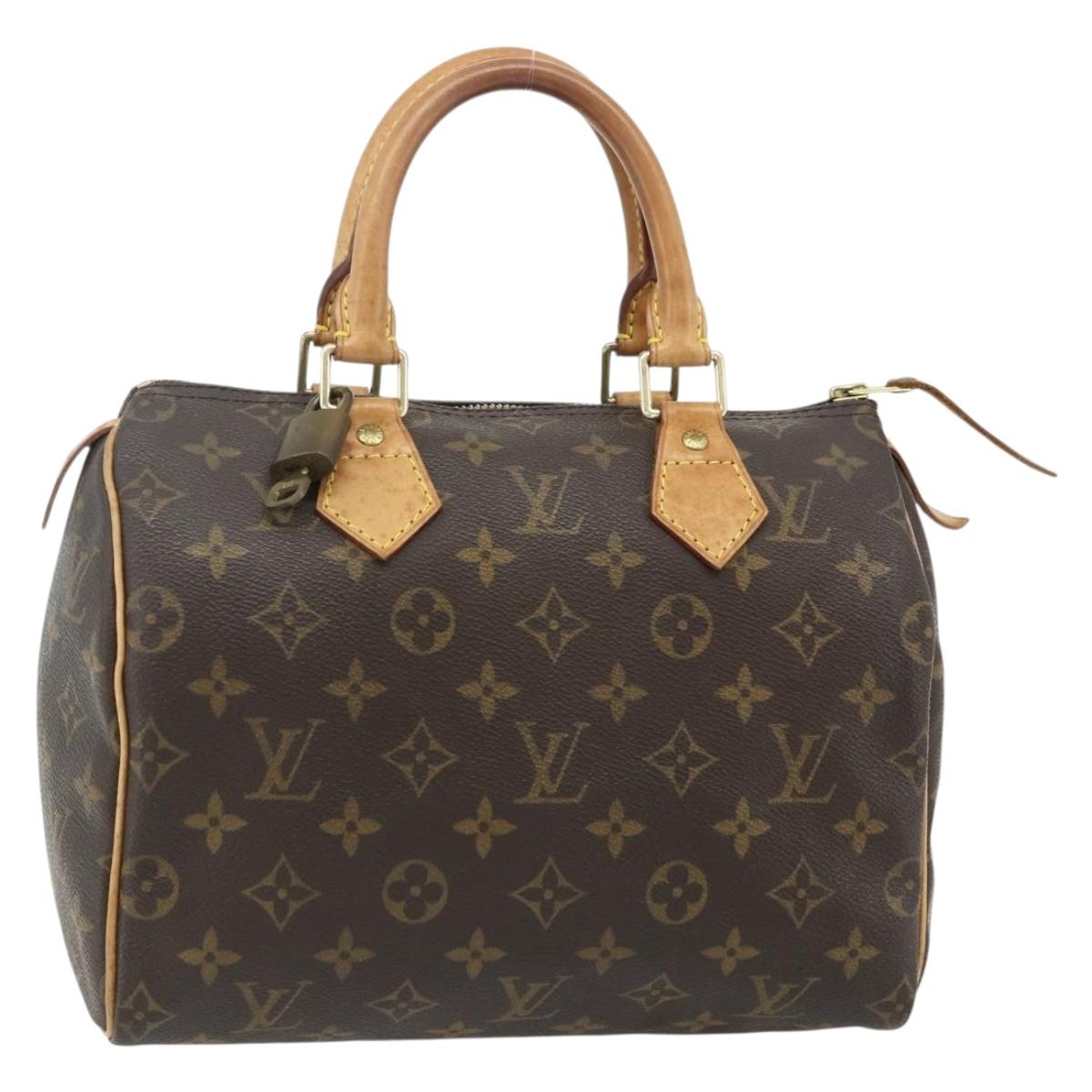 LOUIS VUITTON Monogram Speedy 25 Hand Bag M41528 LV Auth 179416A