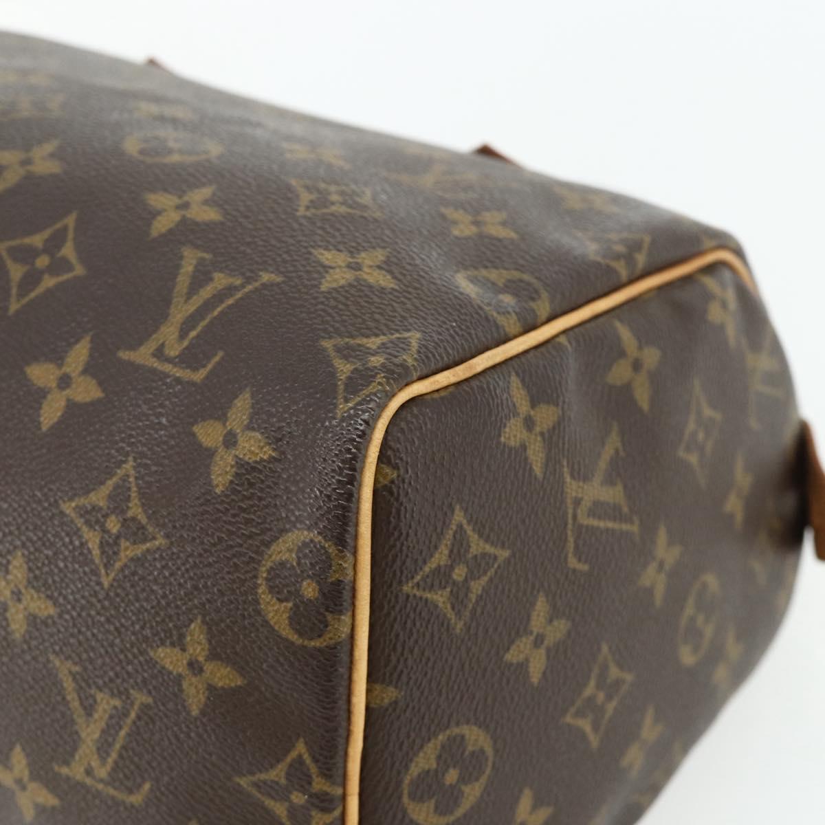 LOUIS VUITTON Monogram Speedy 25 Hand Bag M41528 LV Auth 179416A
