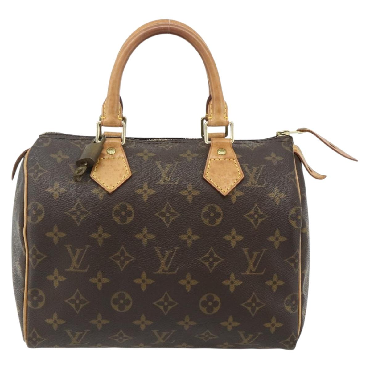 LOUIS VUITTON Monogram Speedy 25 Hand Bag M41528 LV Auth 179416A
