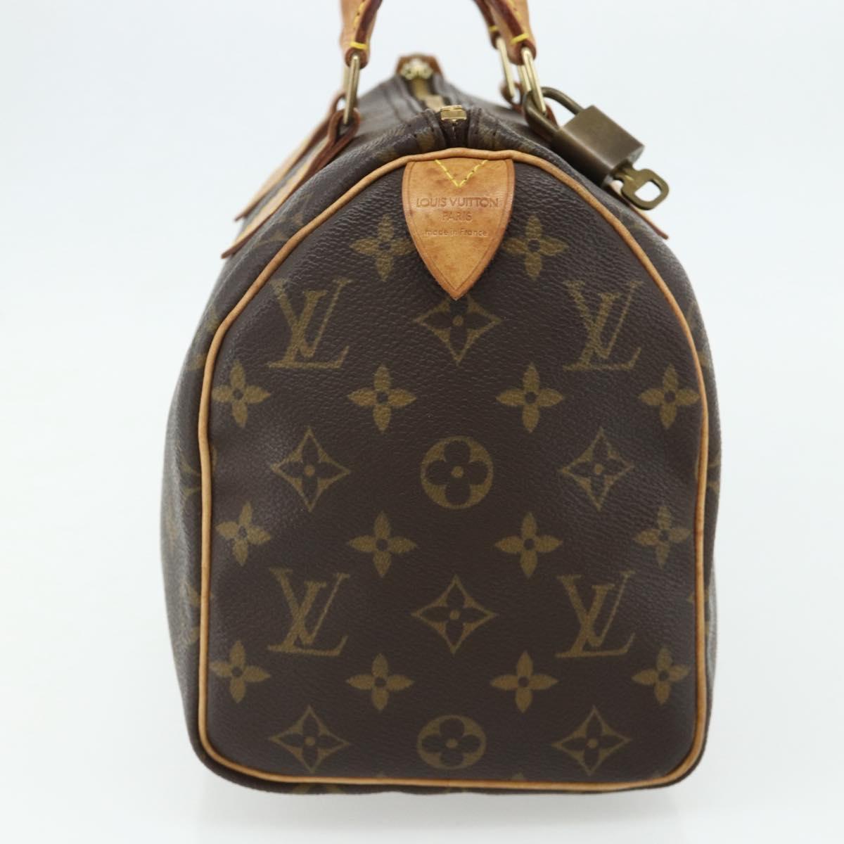 LOUIS VUITTON Monogram Speedy 25 Hand Bag M41528 LV Auth 179416A