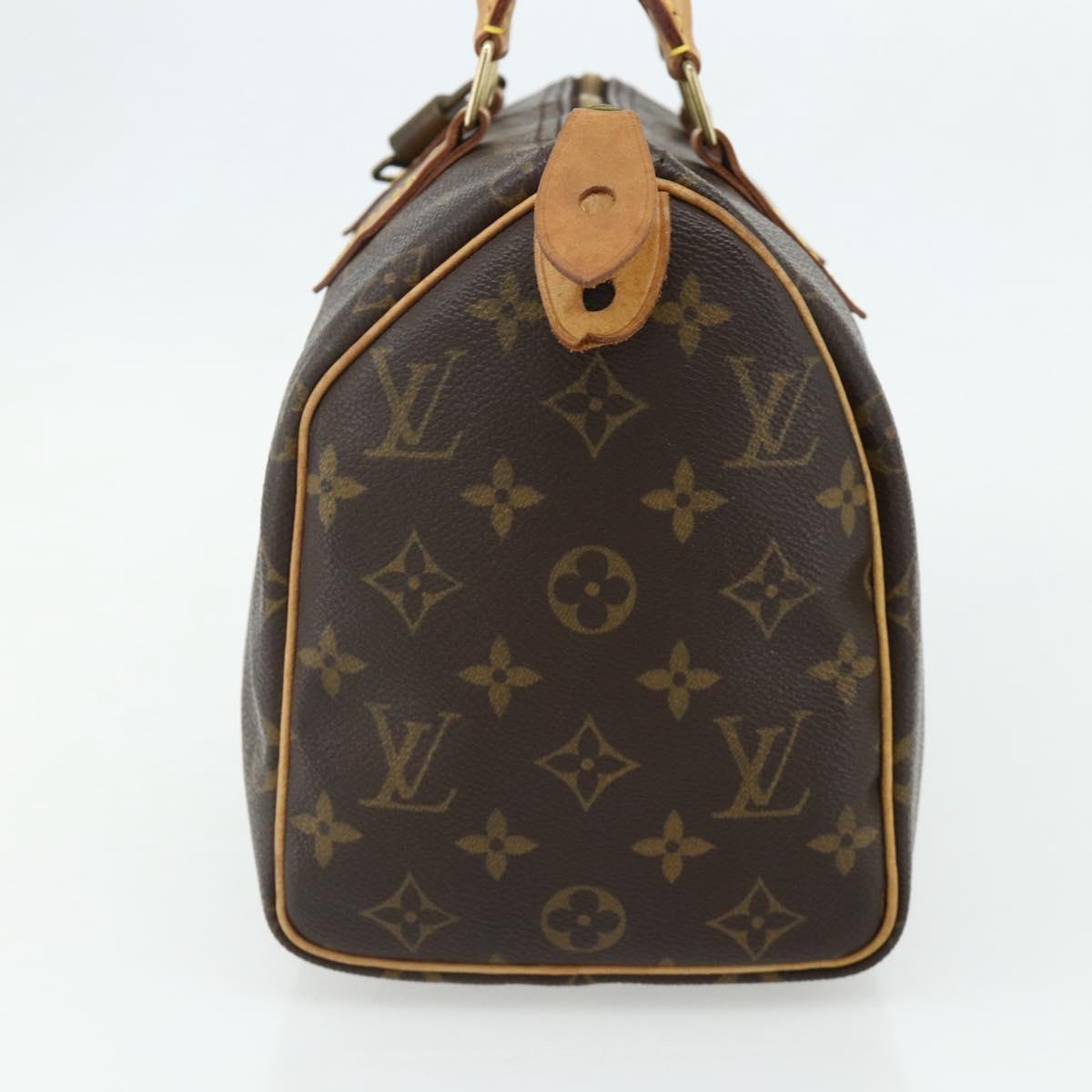 LOUIS VUITTON Monogram Speedy 25 Hand Bag M41528 LV Auth 179416A