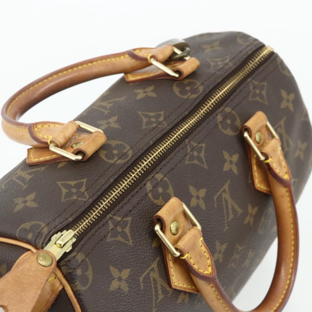 LOUIS VUITTON Monogram Speedy 25 Hand Bag M41528 LV Auth 179416A