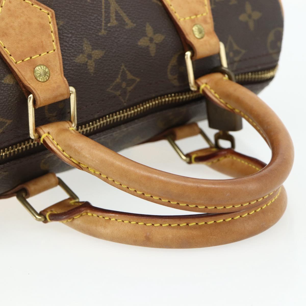 LOUIS VUITTON Monogram Speedy 25 Hand Bag M41528 LV Auth 179416A