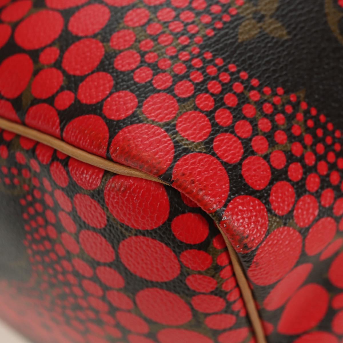 LOUIS VUITTON Dot Infinity Yayoi Kusama Speedy 30 Bag Red M40693 Auth 179418SAM