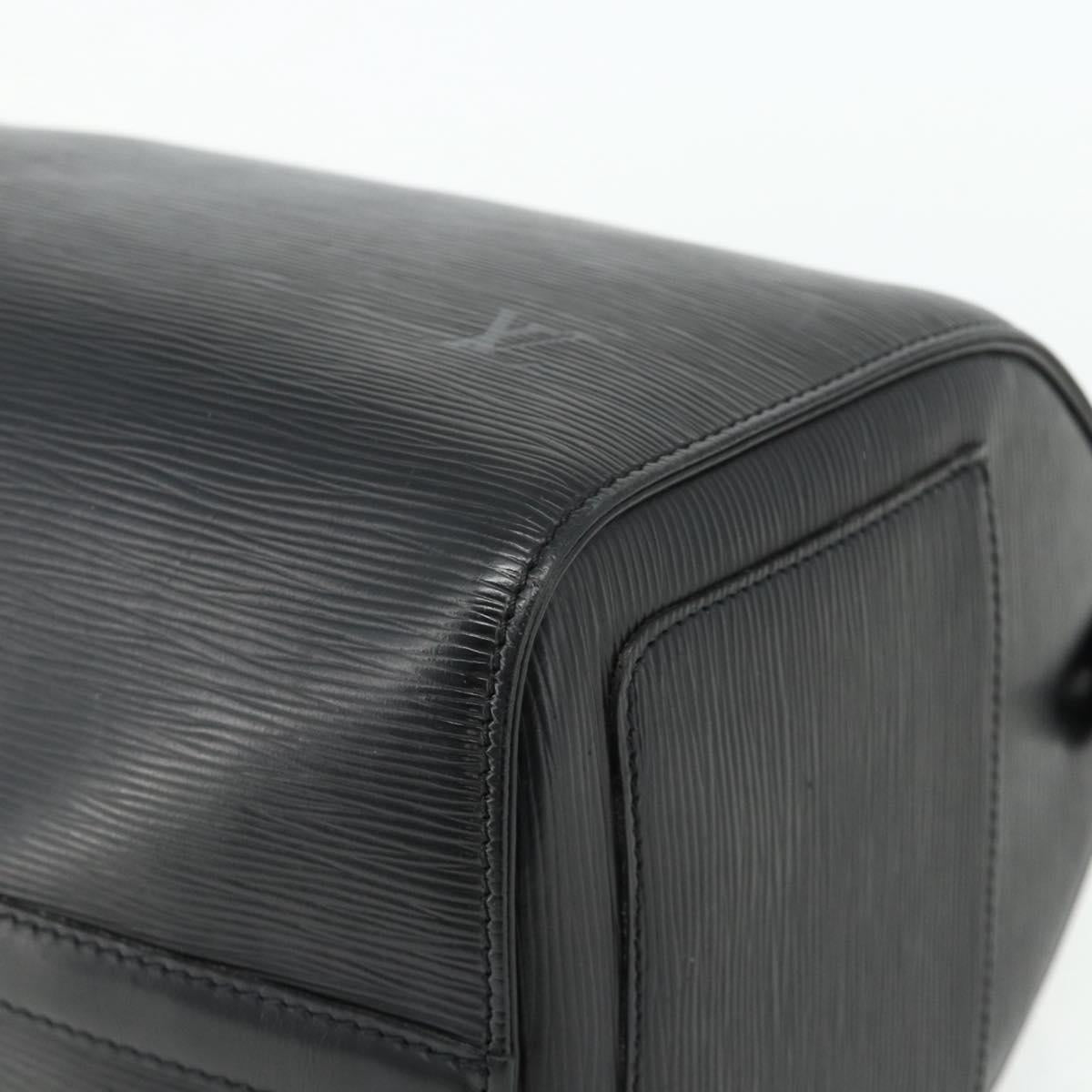 LOUIS VUITTON Epi Speedy 30 Hand Bag Noir Black M43002 LV Auth 179434A