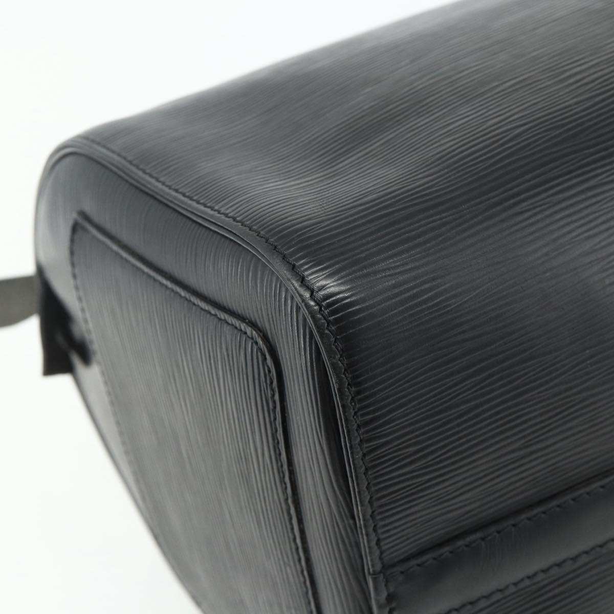 LOUIS VUITTON Epi Speedy 30 Hand Bag Noir Black M43002 LV Auth 179434A