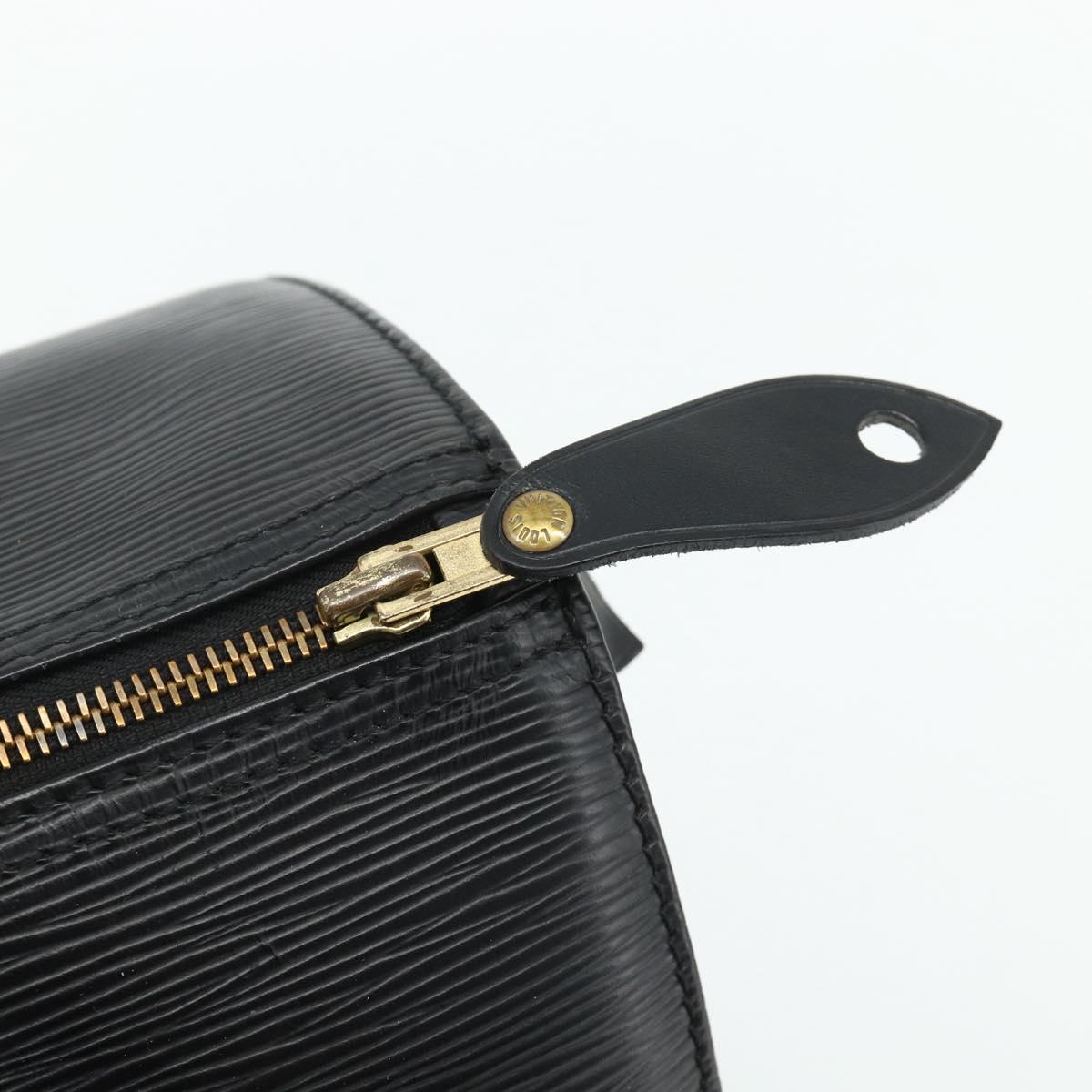 LOUIS VUITTON Epi Speedy 30 Hand Bag Noir Black M43002 LV Auth 179434A
